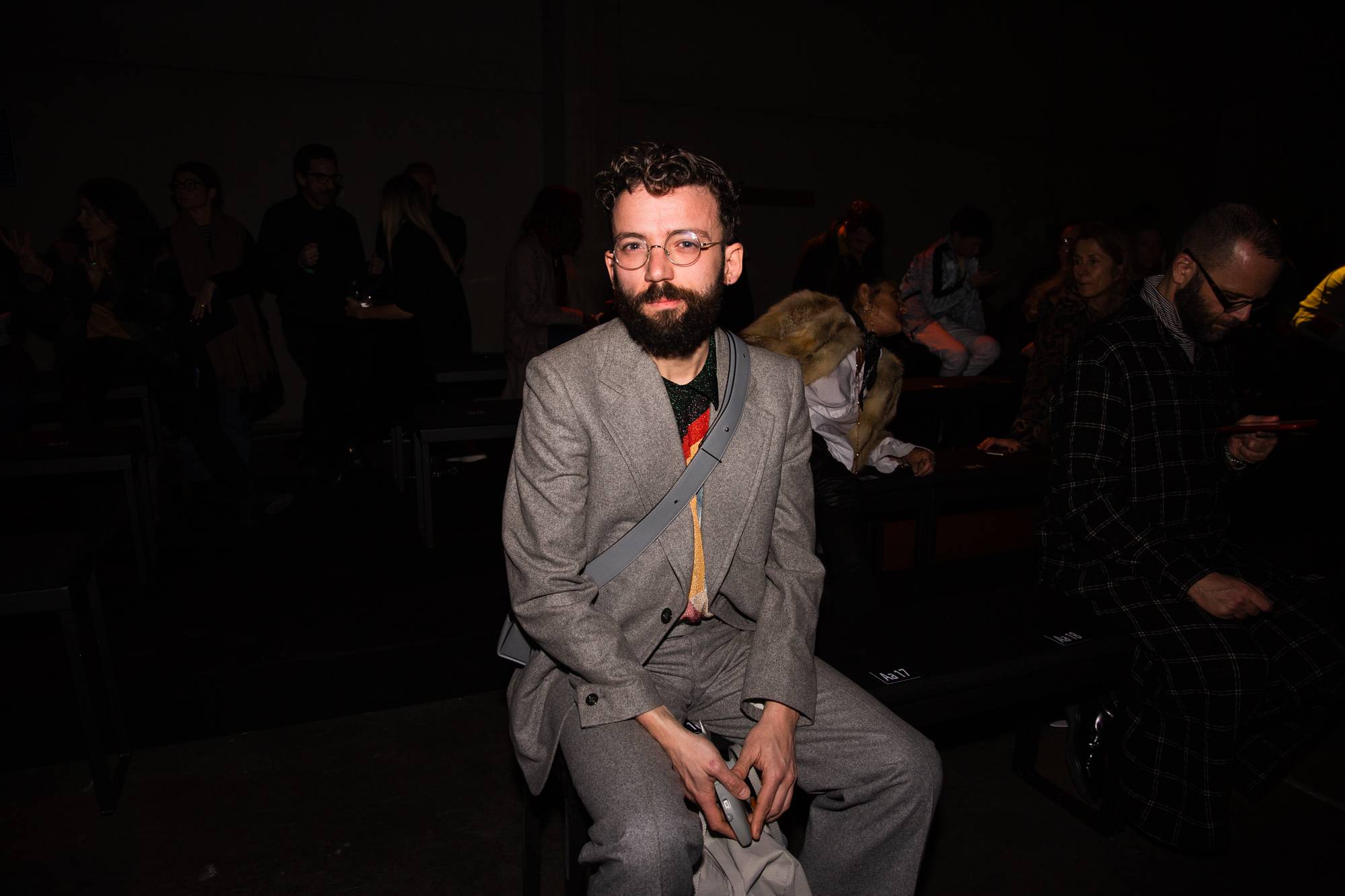  - Au premier rang du défilé Marco de Vincenzo automne-hiver 2019