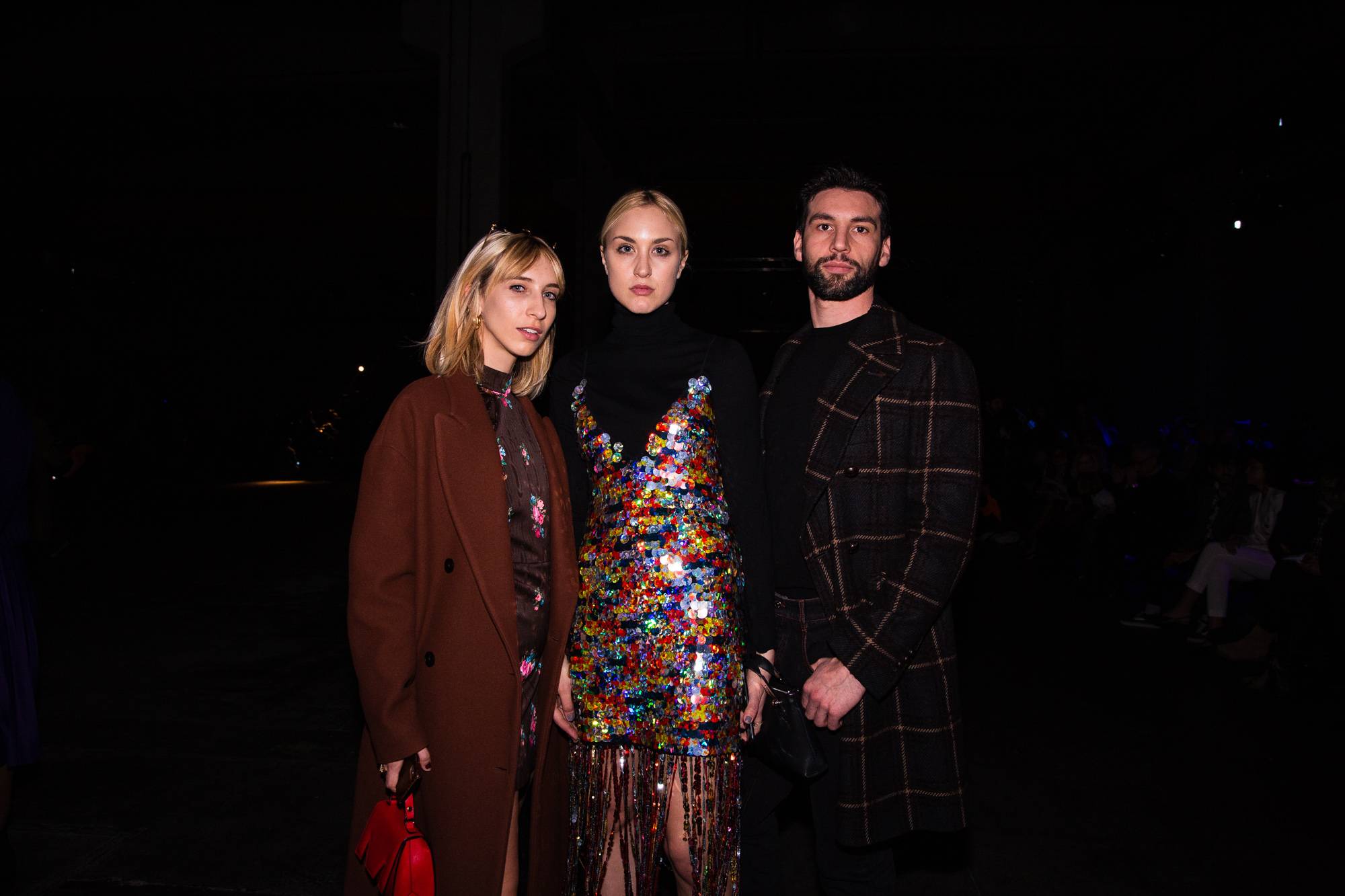  - Sitting front row at Marco de Vincenzo Fall/Winter 2019