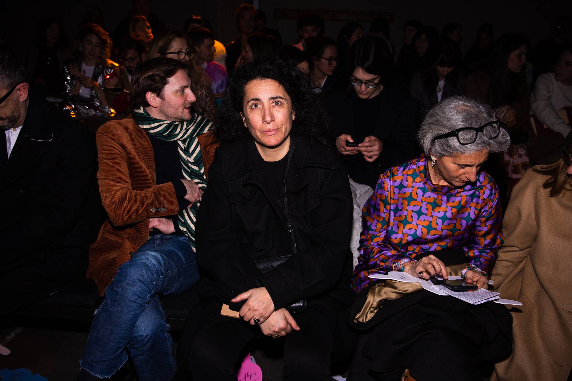  - Sitting front row at Marco de Vincenzo Fall/Winter 2019