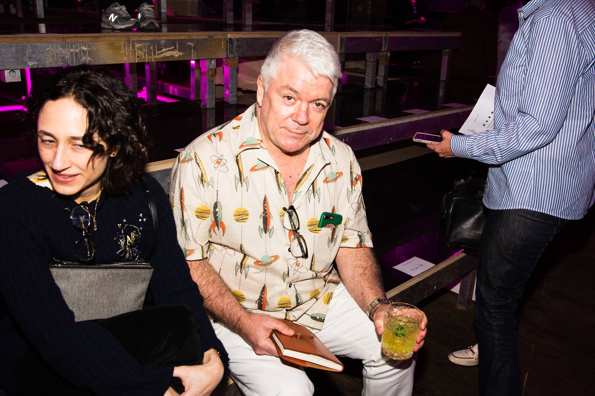  - Sitting front row at Marni Fall/Winter 2019