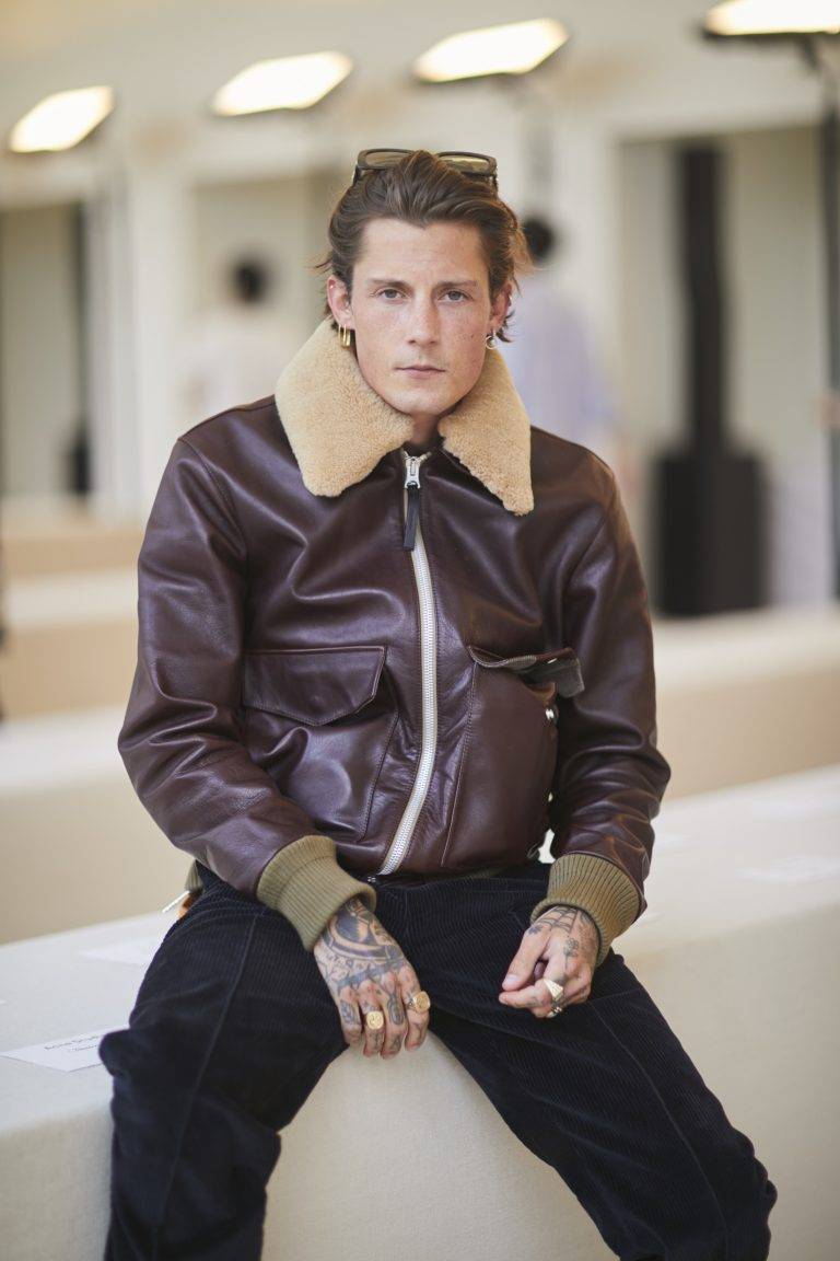 Au premier rang du défilé Acne Studios homme SS20