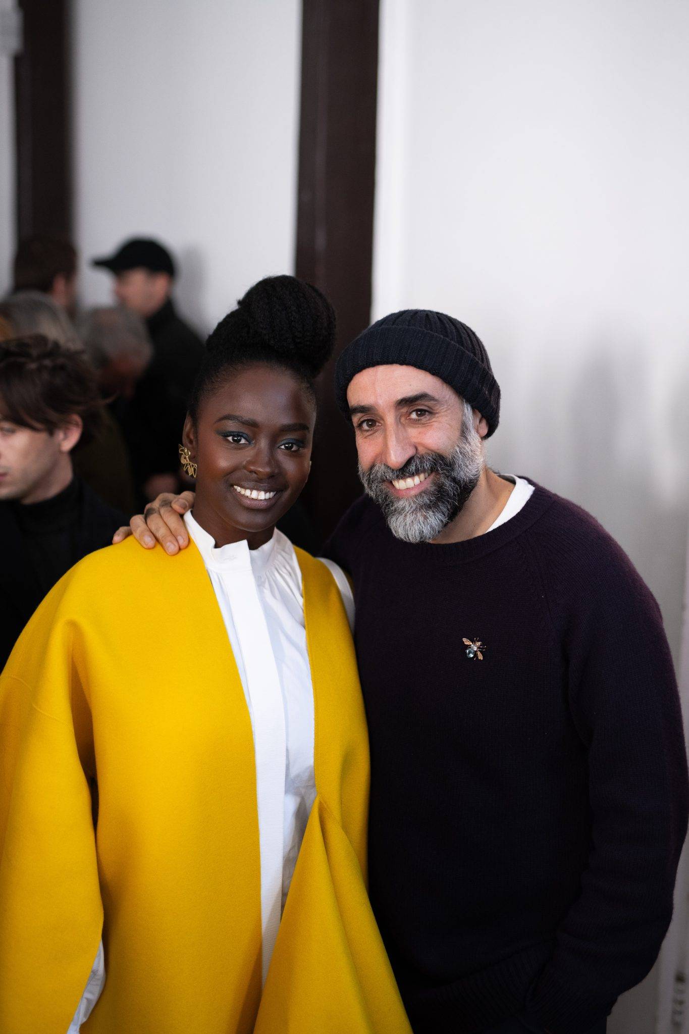  - Sitting front row at Maison Rabih Kayrouz haute couture “Home 2020” show