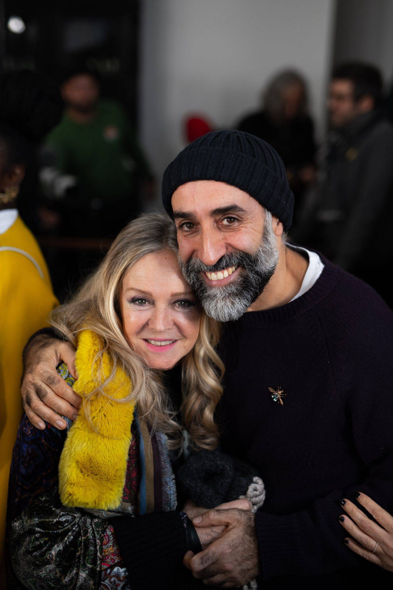  - Sitting front row at Maison Rabih Kayrouz haute couture “Home 2020” show