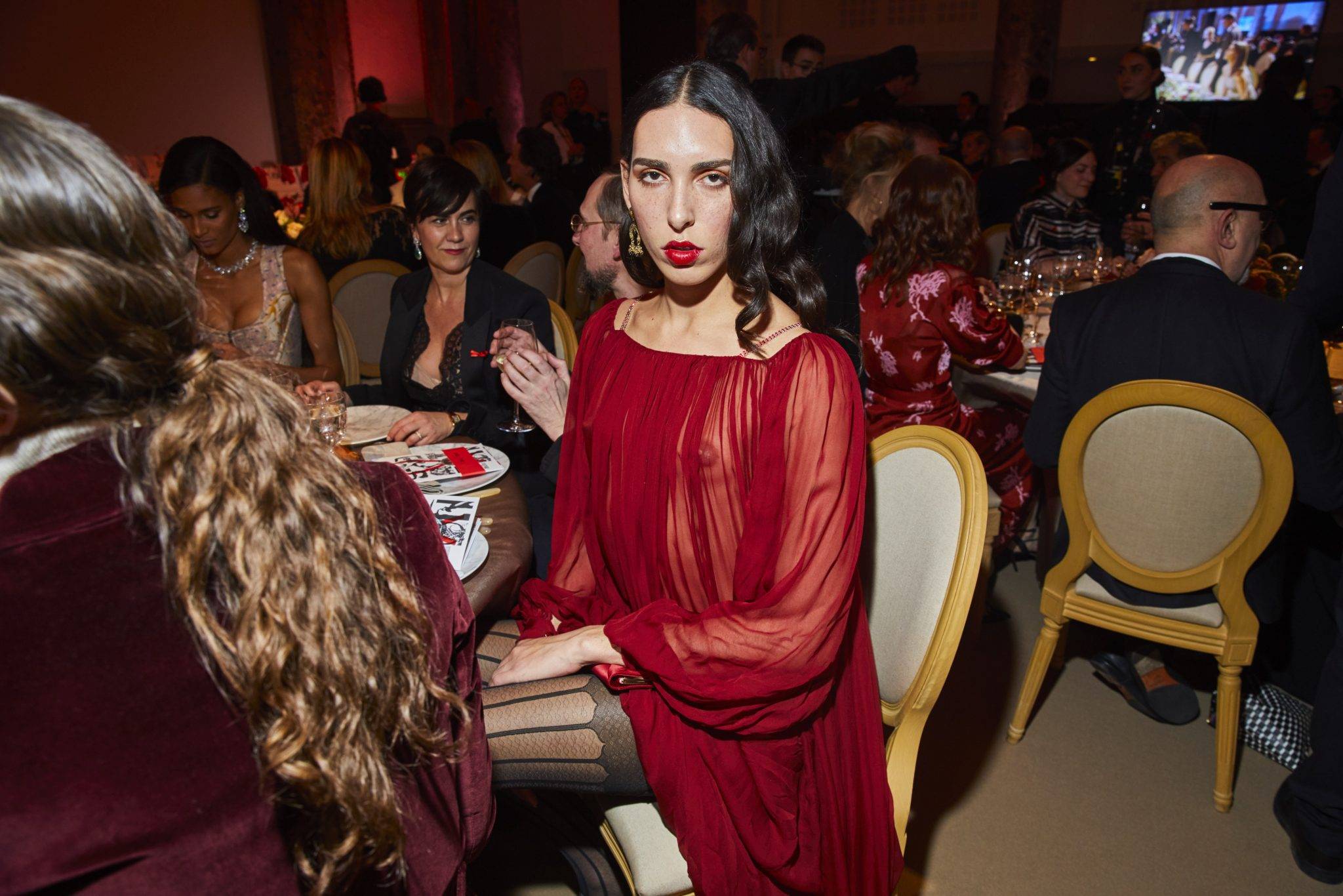  - Laetitia Casta, Jean Paul Gaultier and Jacquemus at Sidaction’s Dîner de la Mode