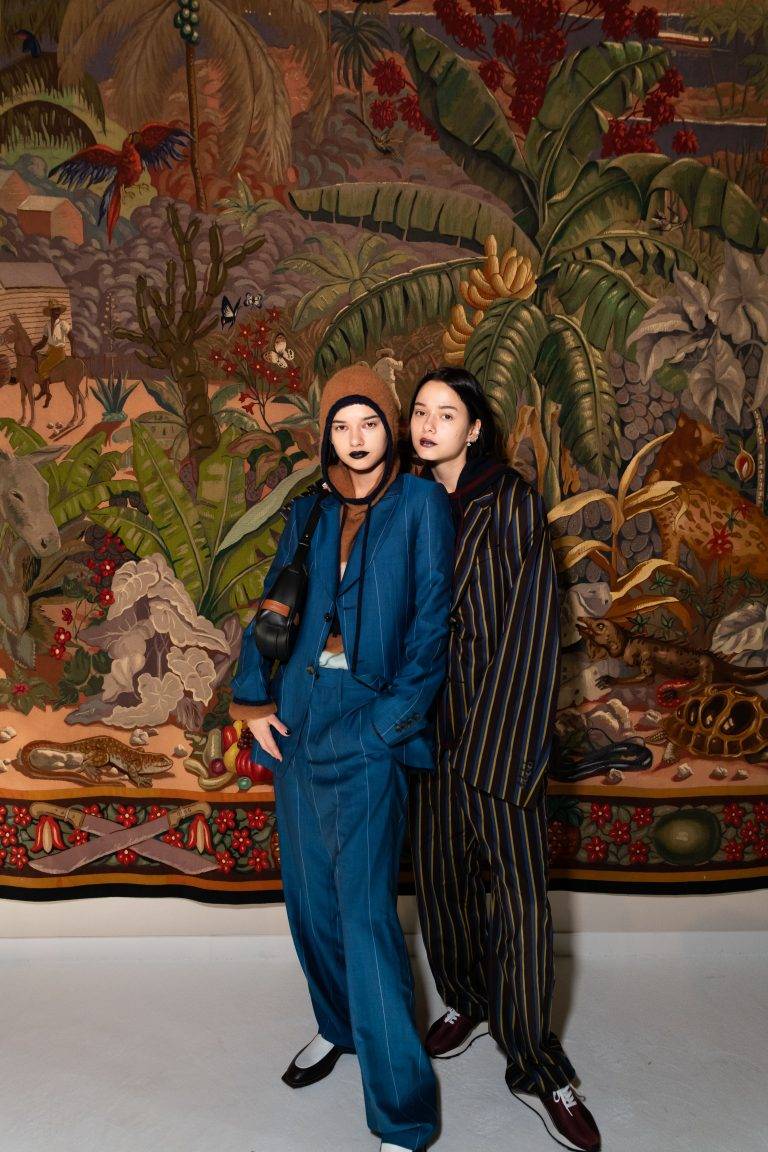  - Au premier rang du défilé Lanvin automne-hiver 2020 avec Virgil Abloh et Zahia Dehar