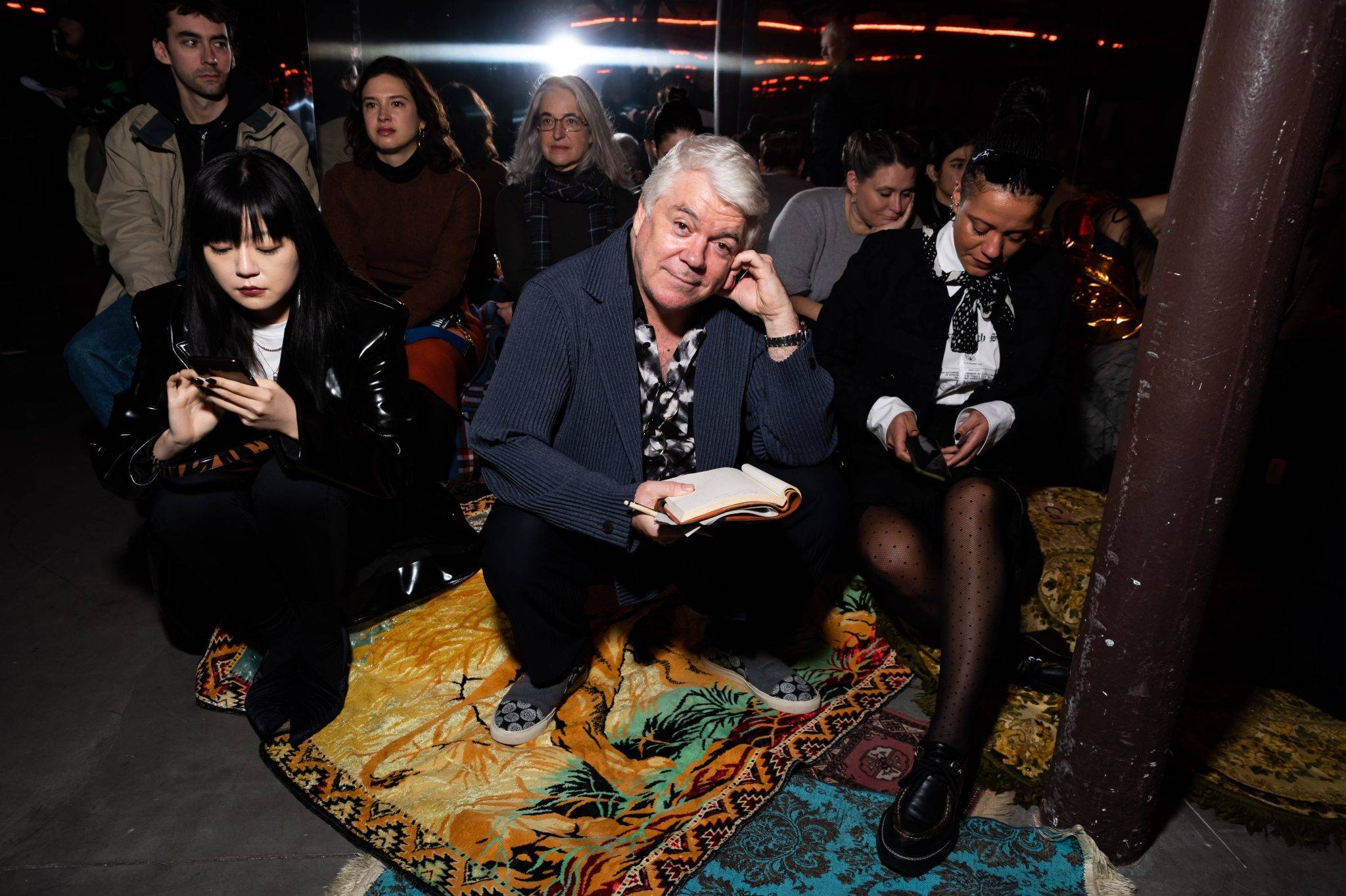  - Paris Fashion Week: Sitting front row at Marine Serre with ASAP Rocky and Michèle Lamy