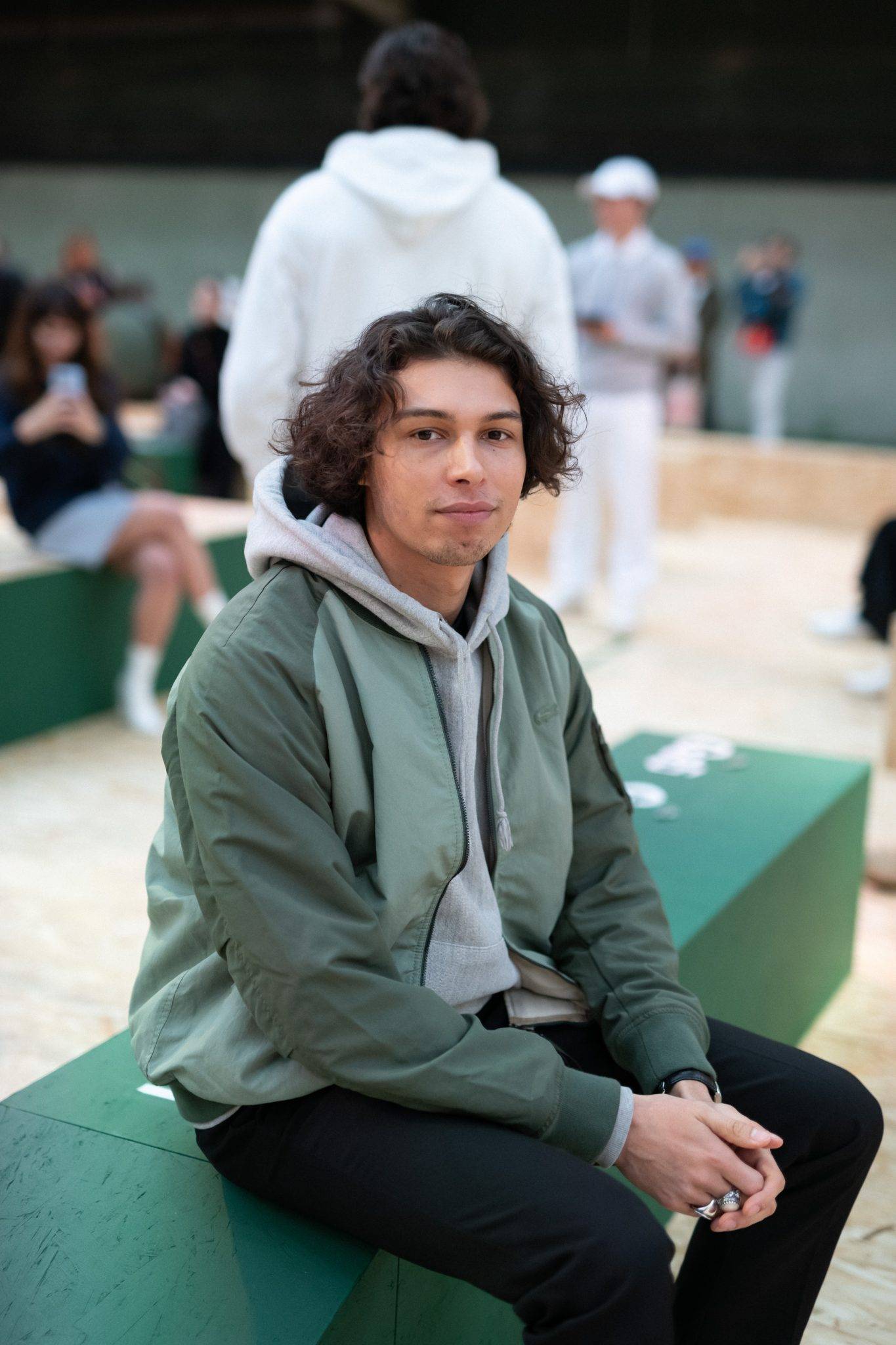  - Croc stars: In the front row at the Lacoste Fall/Winter 2020-21 show
