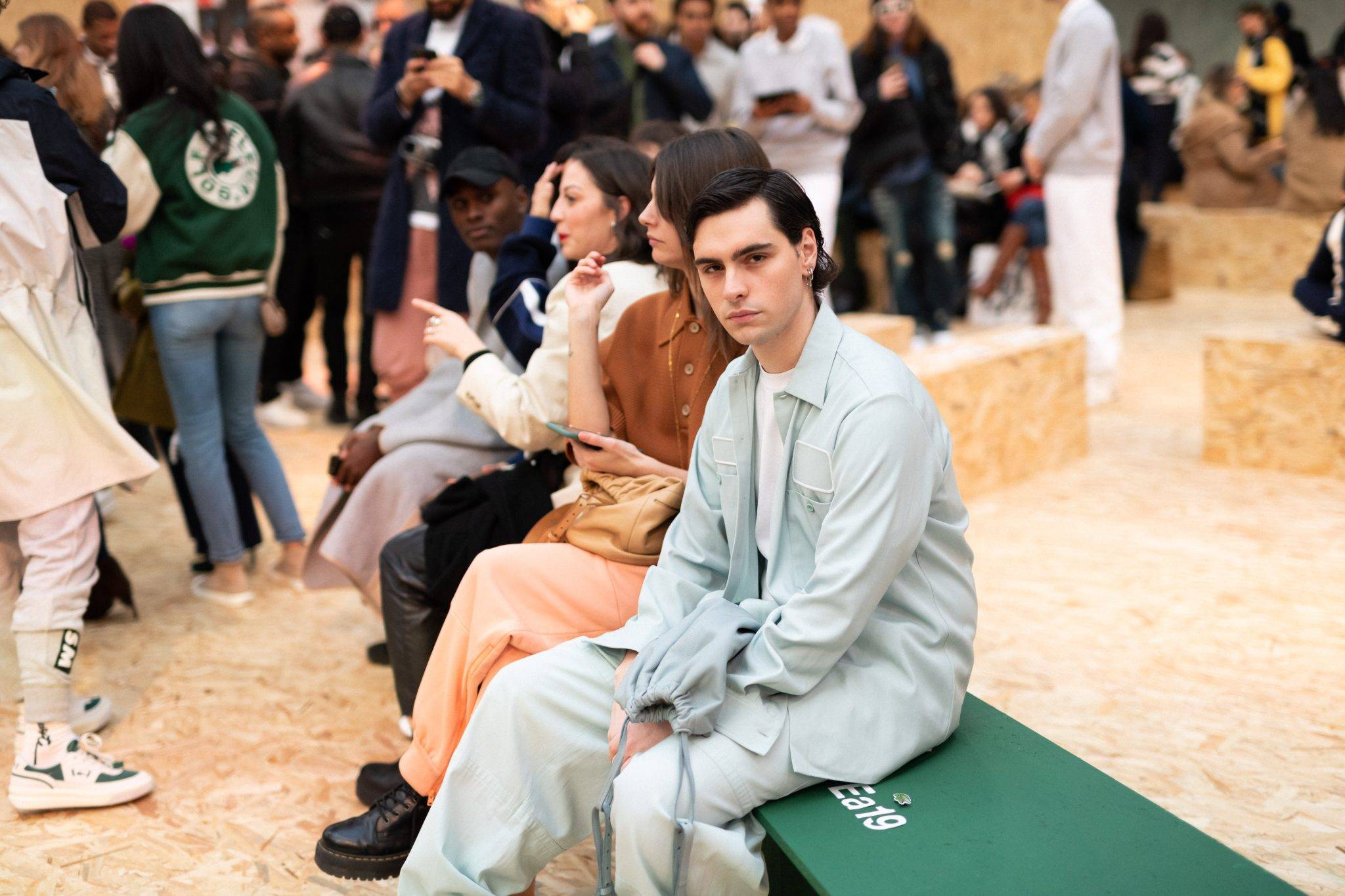  - Croc stars: In the front row at the Lacoste Fall/Winter 2020-21 show
