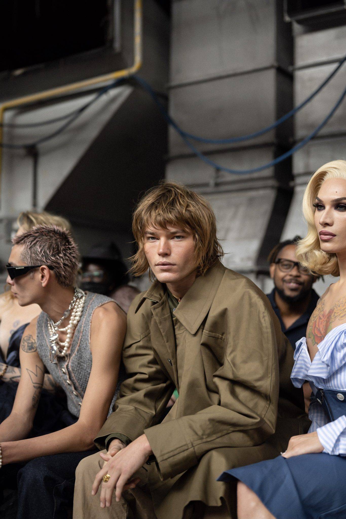  - Au premier rang du défilé Andreas Kronthaler pour Vivienne Westwood SS22