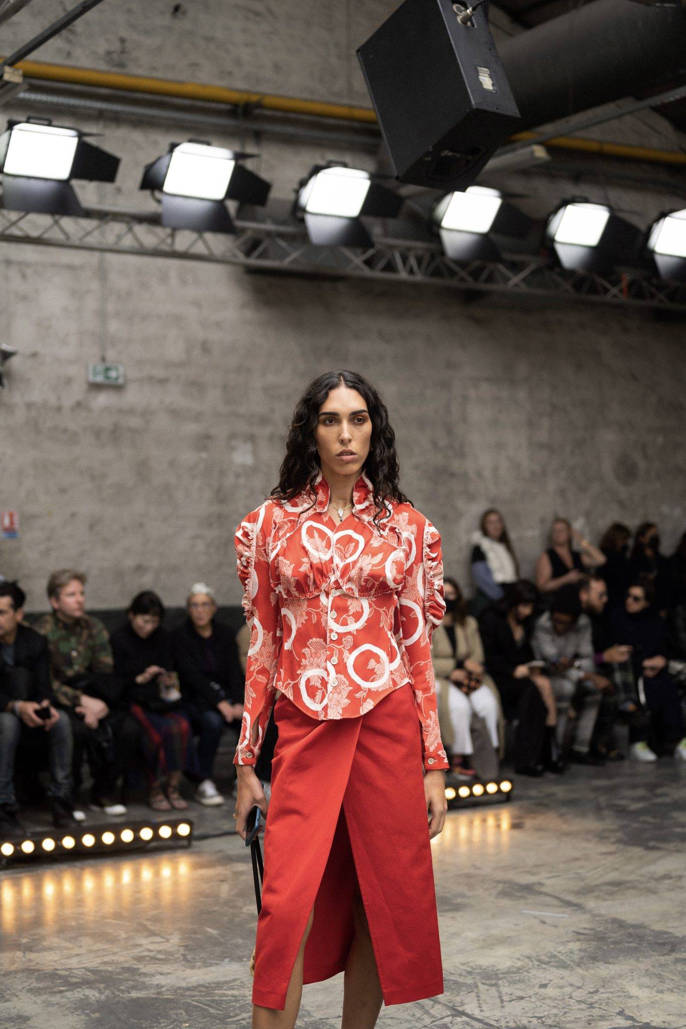  - Paris Jackson sits front row at Andreas Kronthaler for Vivienne Westwood SS22