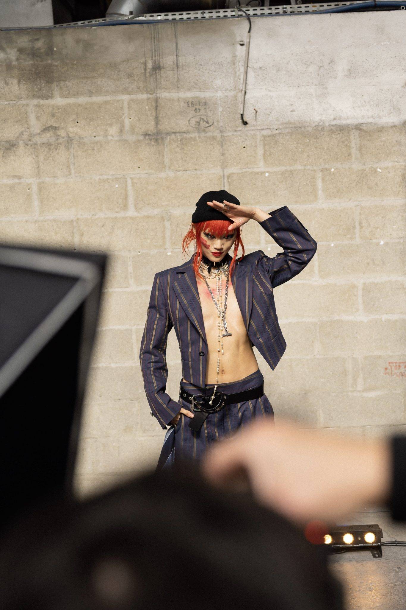  - Paris Jackson sits front row at Andreas Kronthaler for Vivienne Westwood SS22