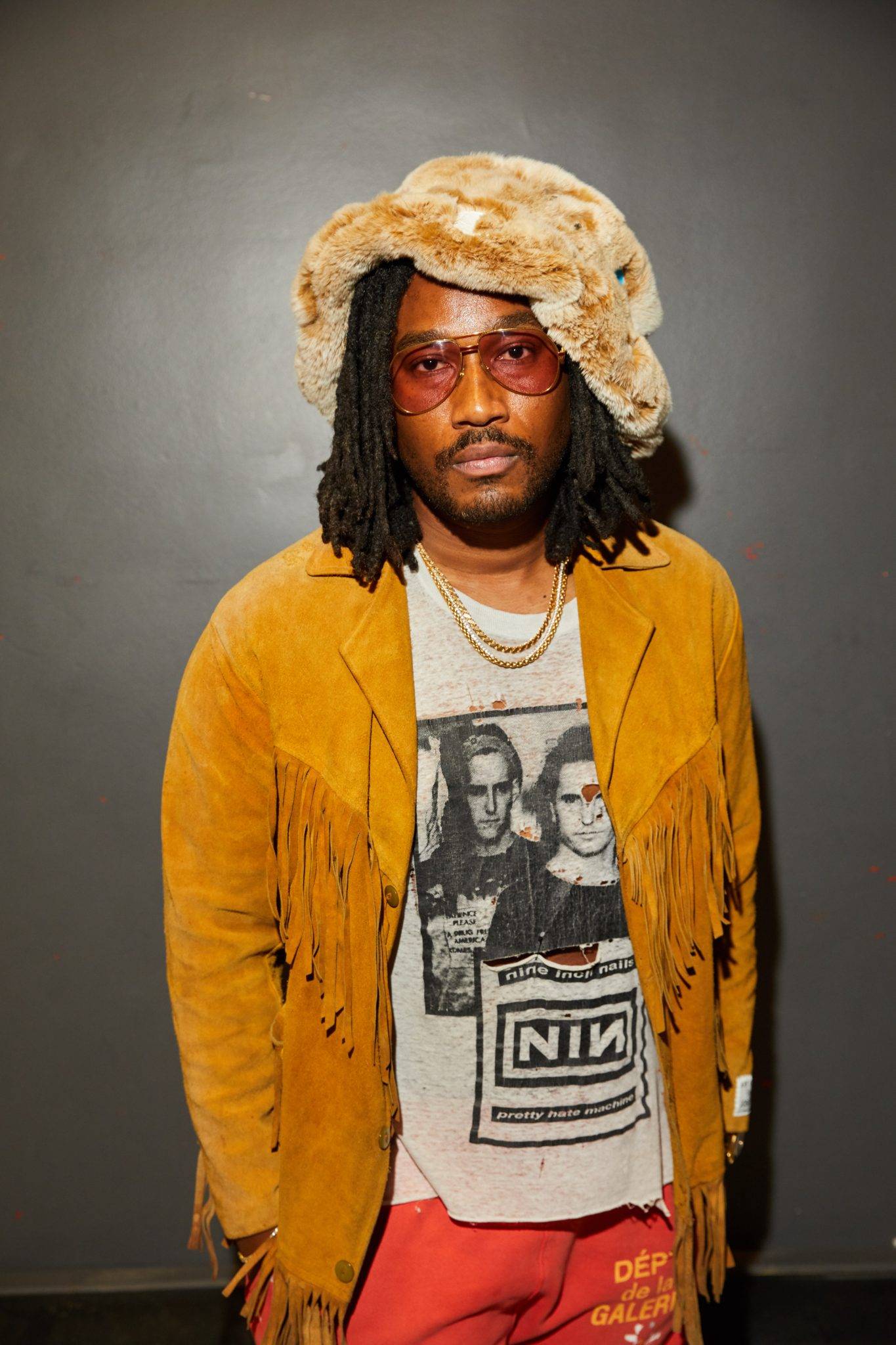  - Isabelle Huppert and Offset sit front row at Lanvin SS22