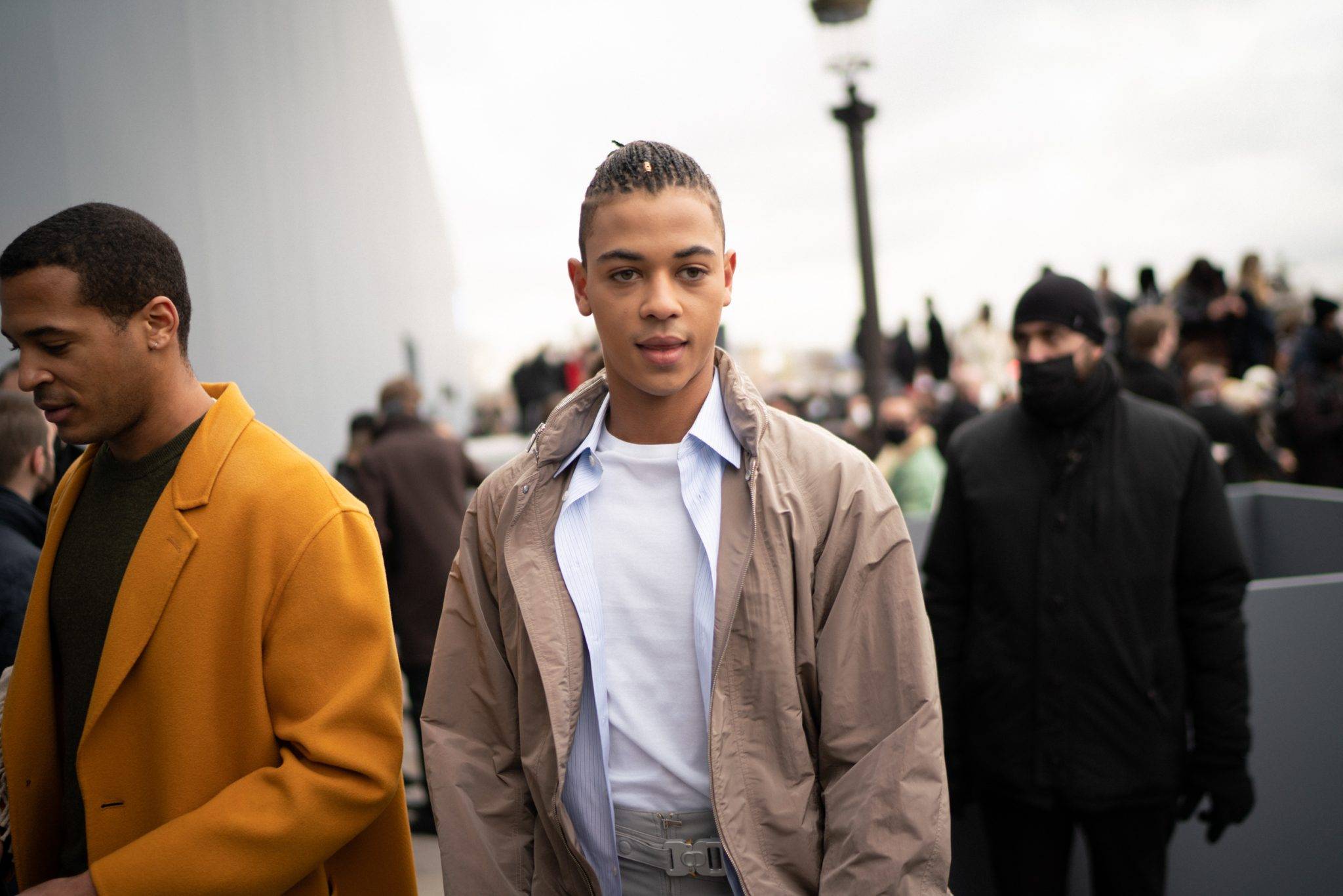  - Naomi Campbell and Lucien Laviscount sit front row at Dior Homme Fall/Winter 2022-23