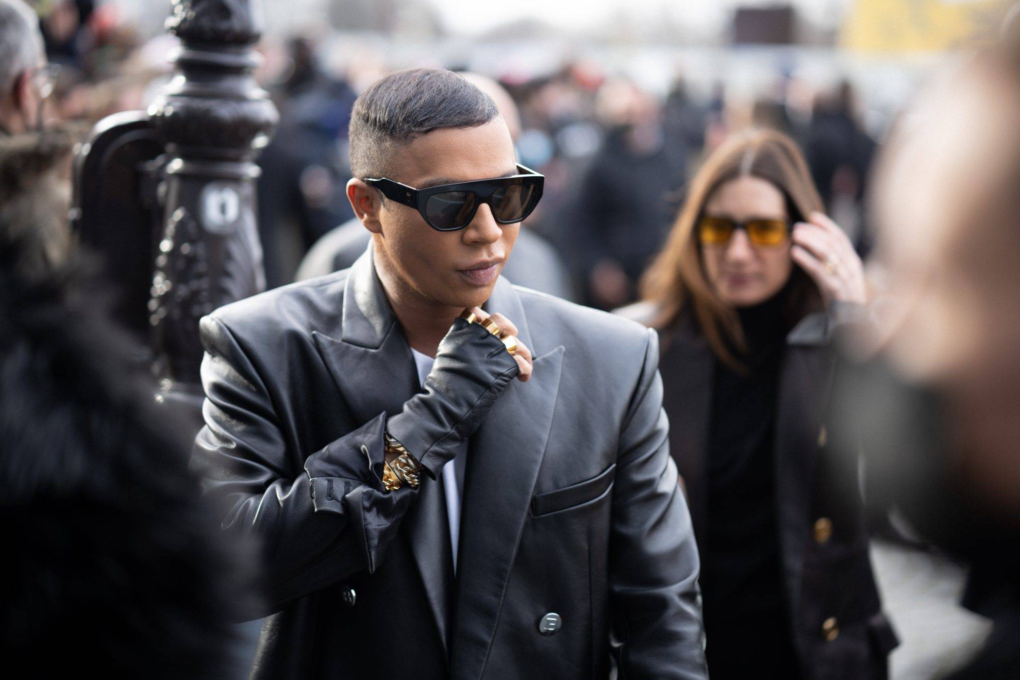  - Naomi Campbell et Lucien Laviscount au premier rang chez Dior Homme automne-hiver 2022-23