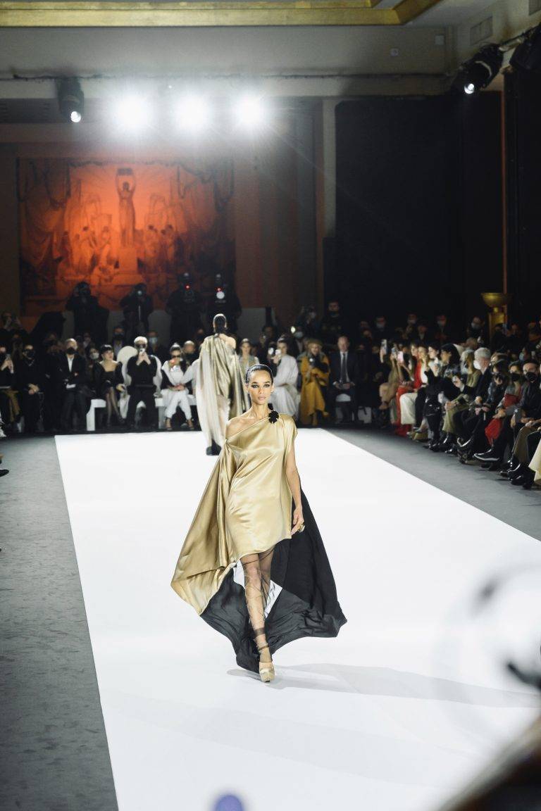 Au premier rang du défilé Stéphane Rolland haute couture printemps-été 2022