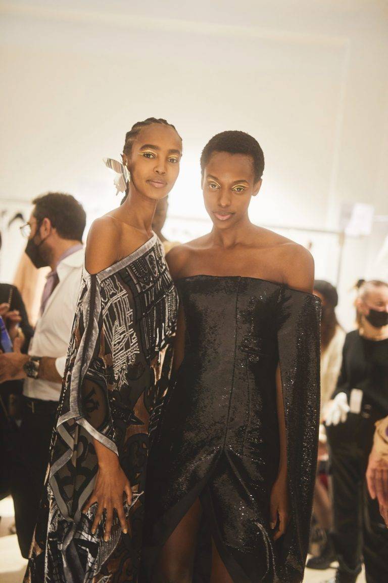Au premier rang du défilé Alexis Mabille haute couture printemps-été 2022