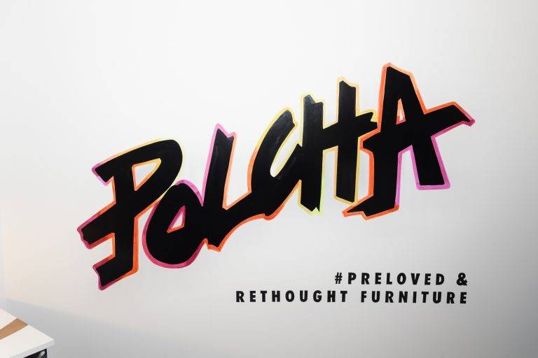 Rupture & Associés expose le mobilier upcyclé de Polcha