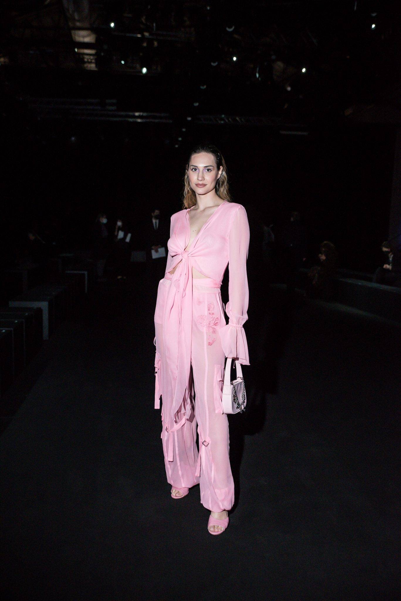  - Chloe Cherry, Lila Moss and Eva Herzigova walk for Blumarine Fall/Winter 2022-23