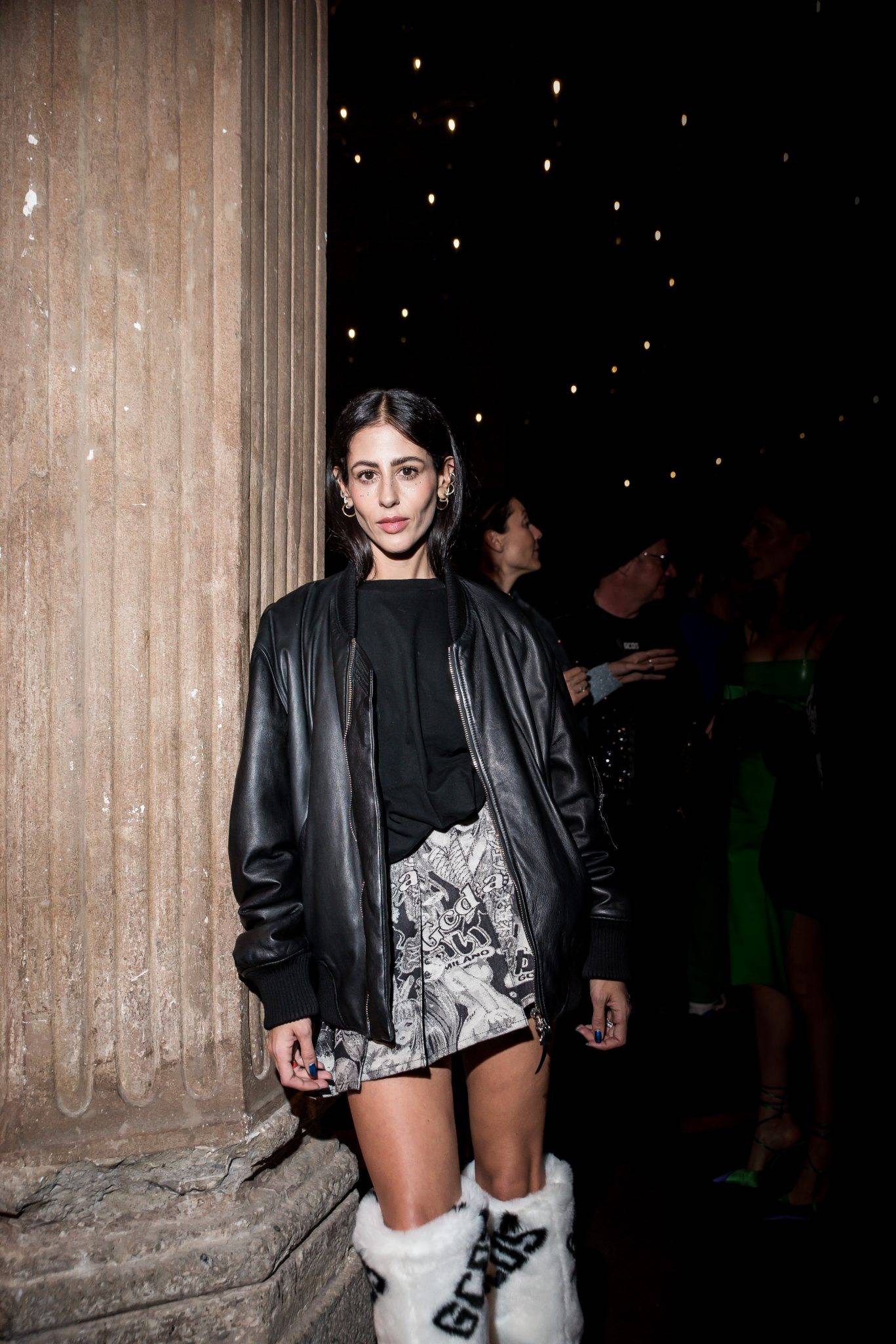  - Bianca Balti au premier rang du défilé GCDS automne-hiver 2022/23