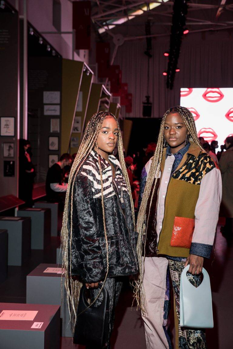  - Pierpaolo Piccioli and friends sit front row at Marco Rambaldi Fall/Winter 22-23