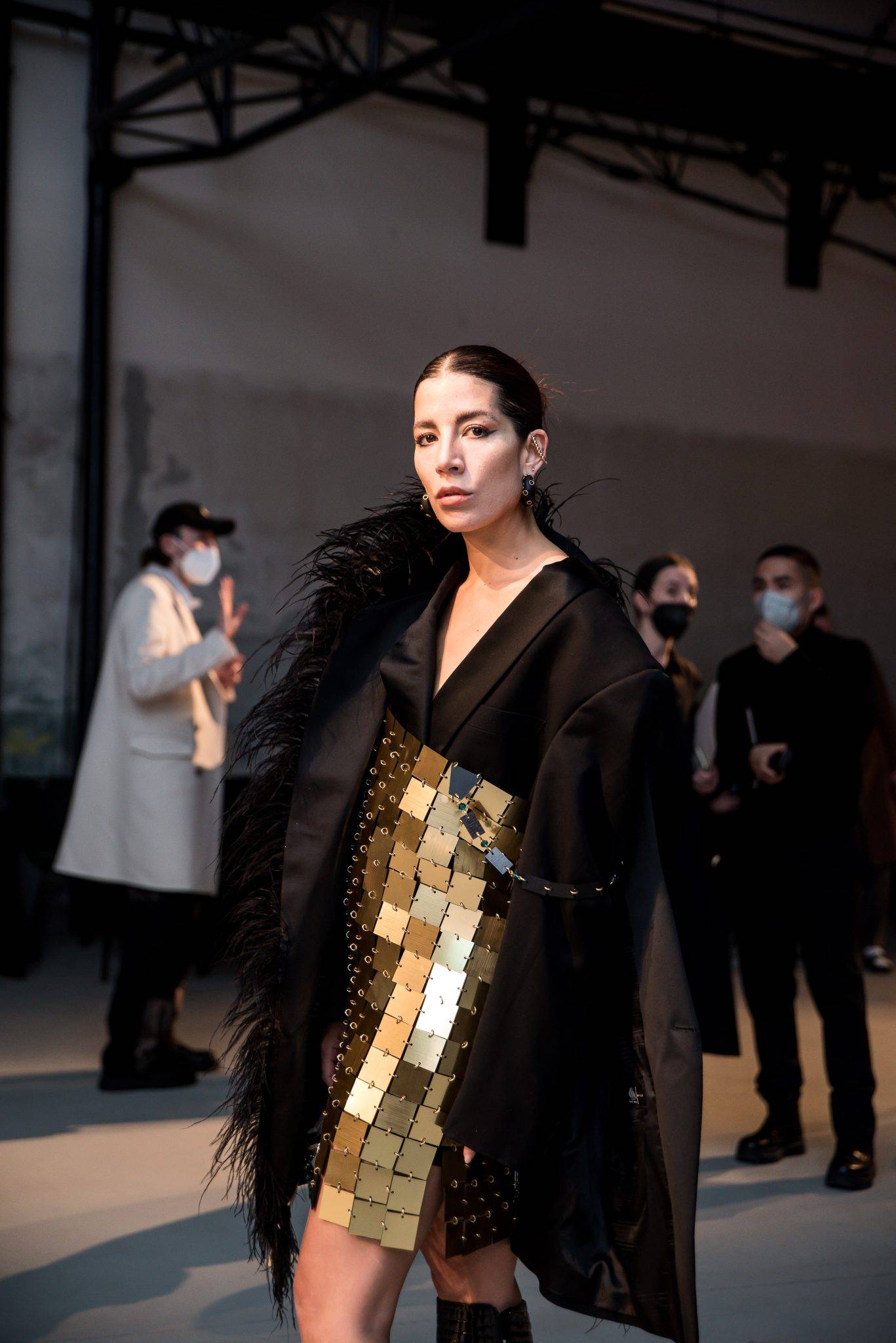  - Milan Fashion Week: au premier rang du défilé N°21 automne-hiver 2022/23