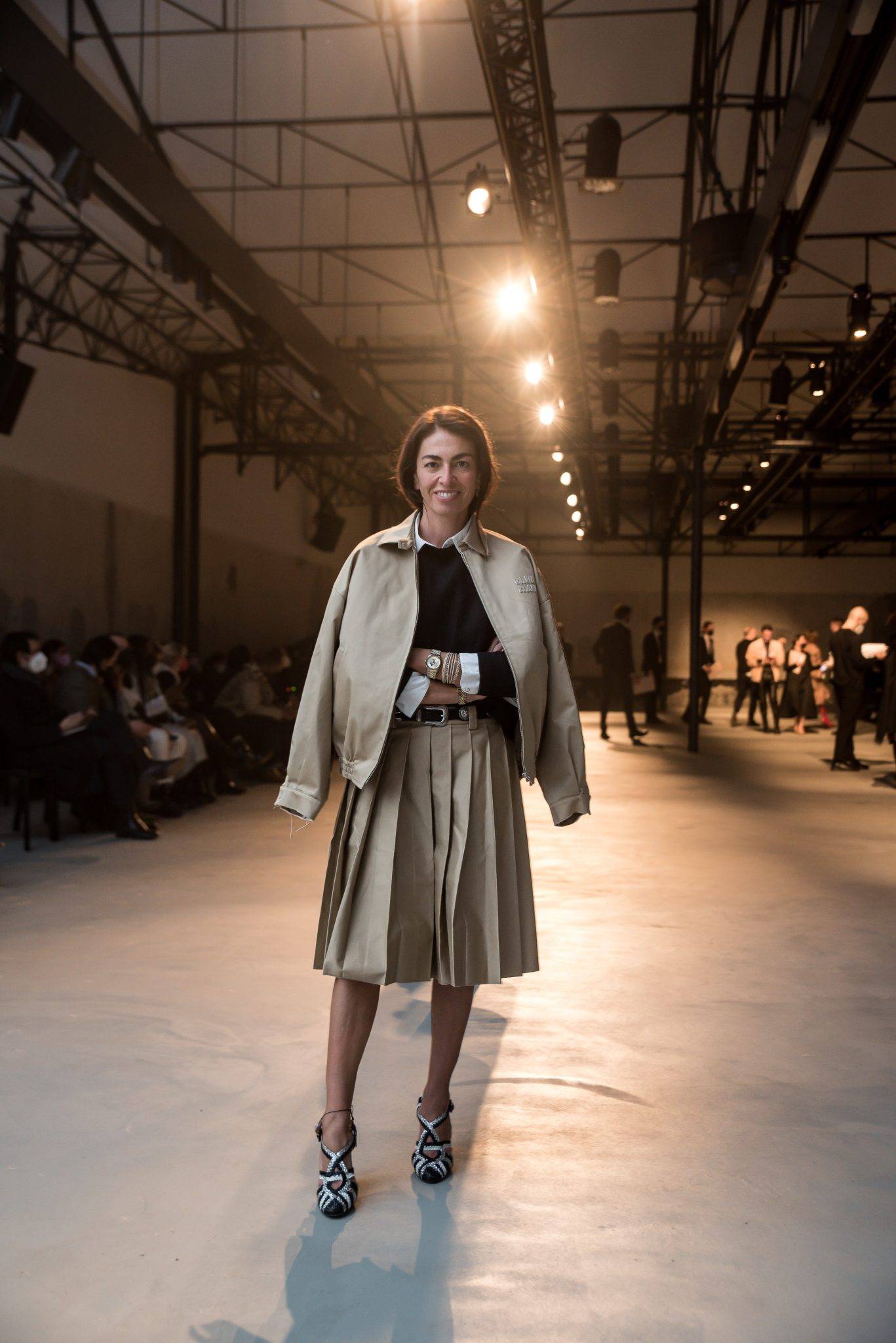  - Milan Fashion Week: au premier rang du défilé N°21 automne-hiver 2022/23