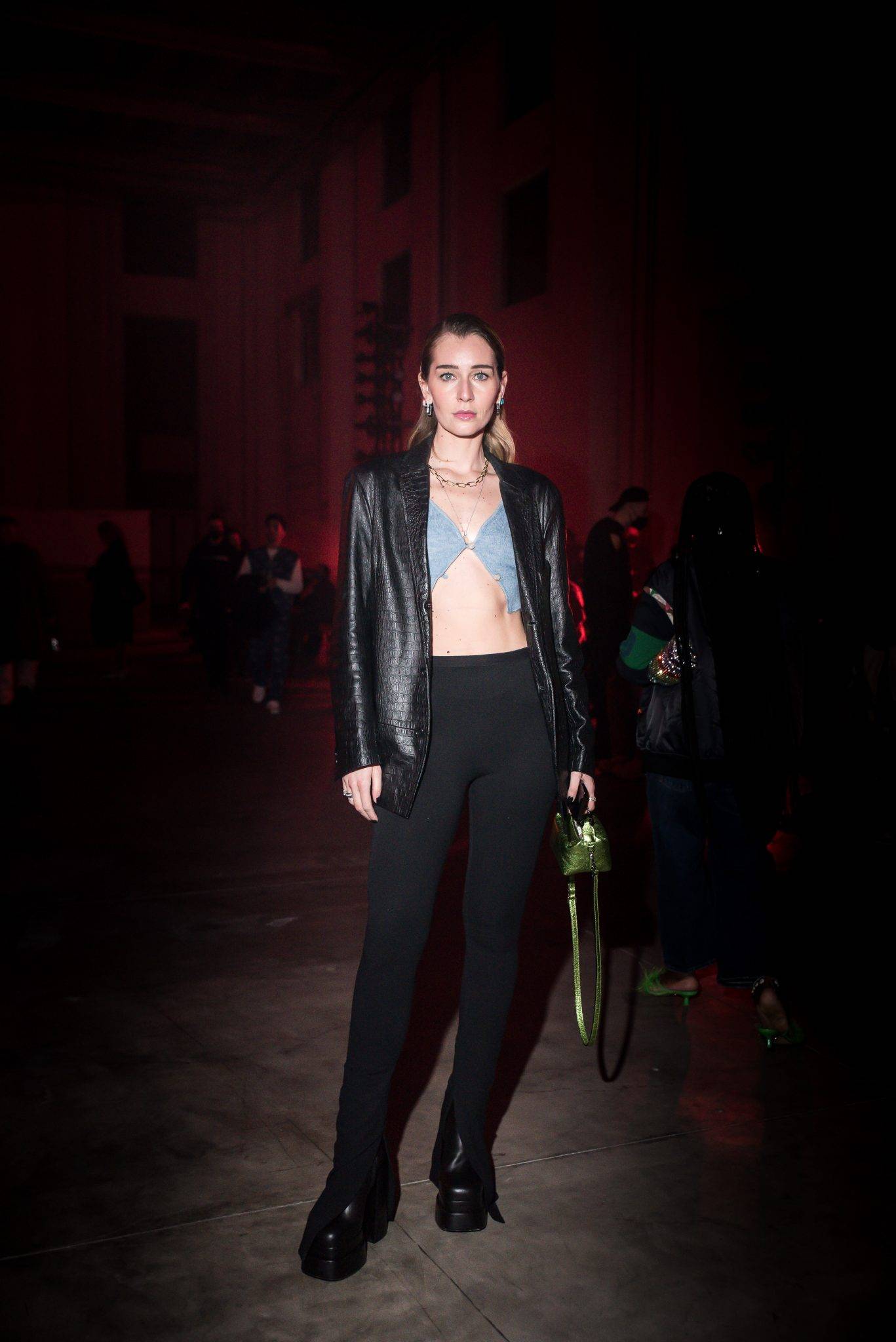  - Sitting front row at Palm Angels Fall/Winter 2022-23