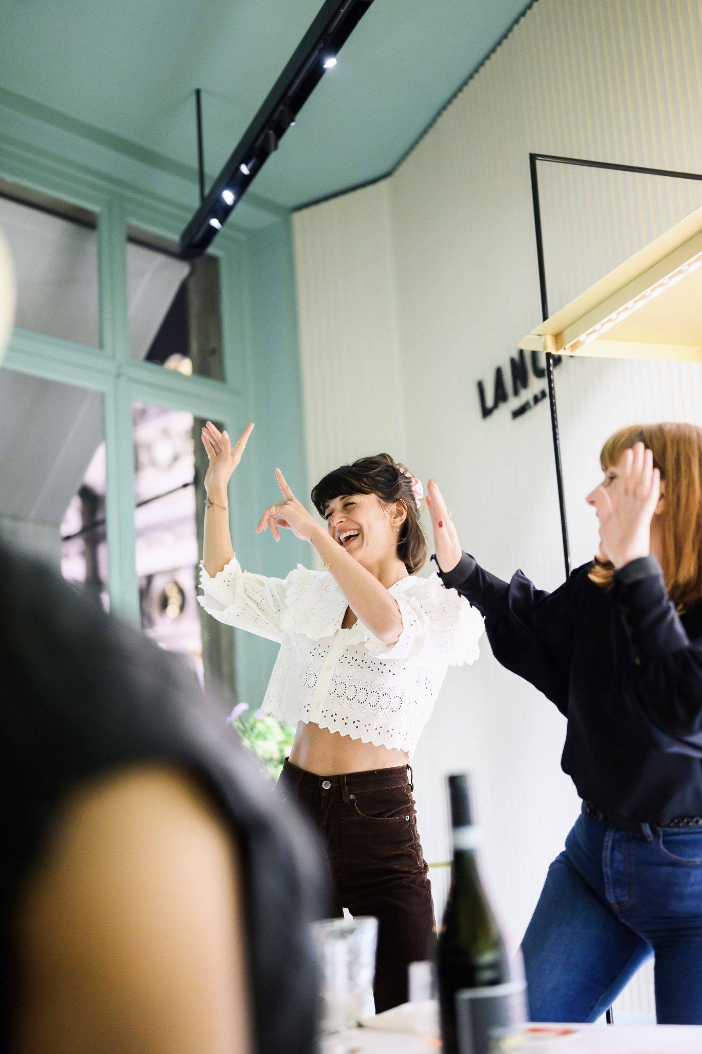  - Jeanne Damas’ colorful table for Lancel