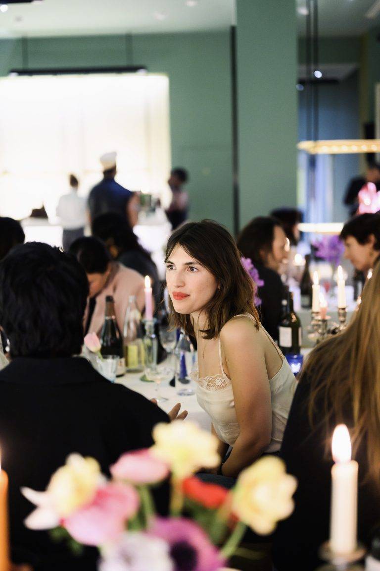  - Jeanne Damas’ colorful table for Lancel