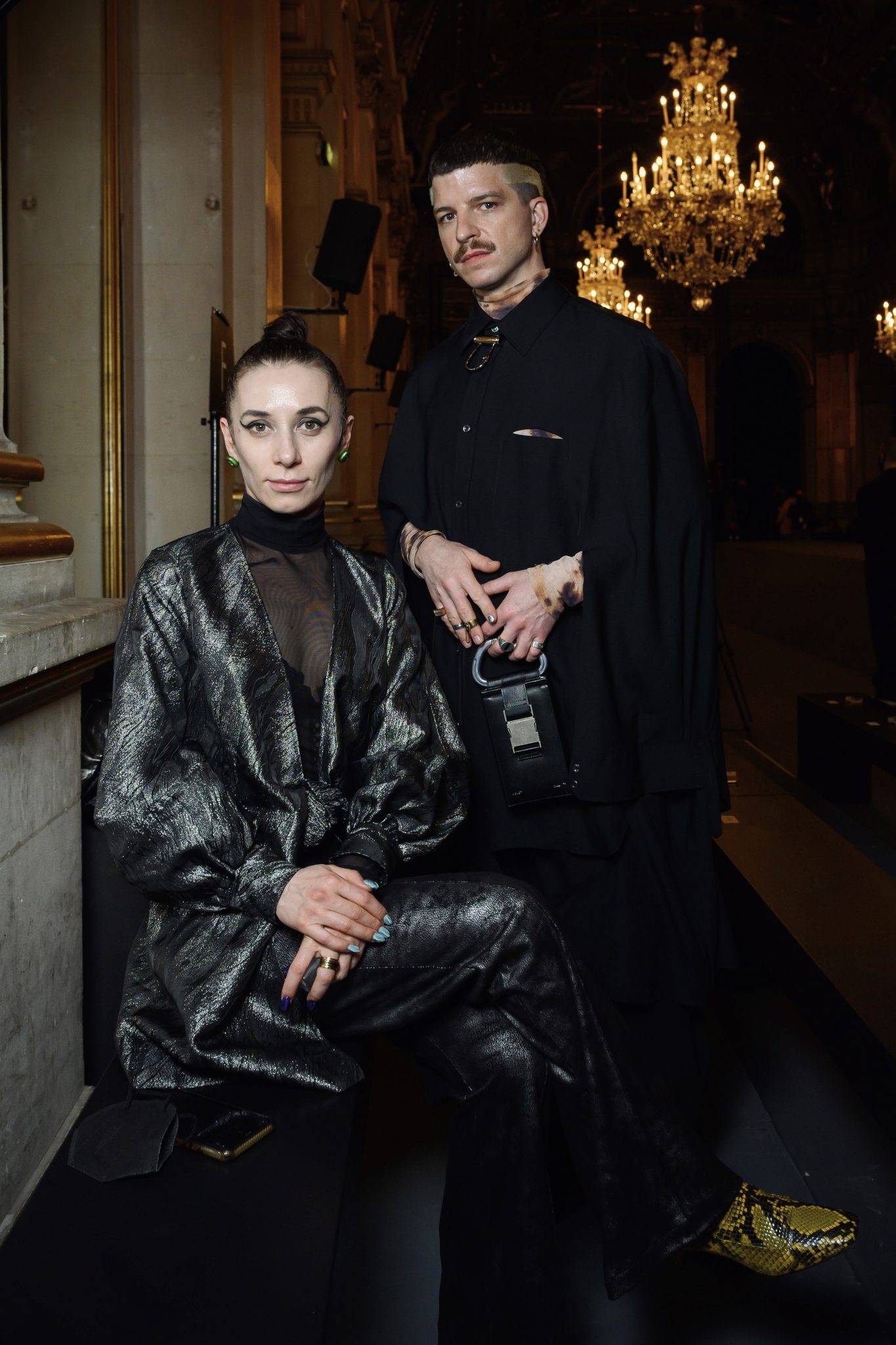  - Au premier rang du défilé Yohji Yamamoto automne-hiver 2022/23