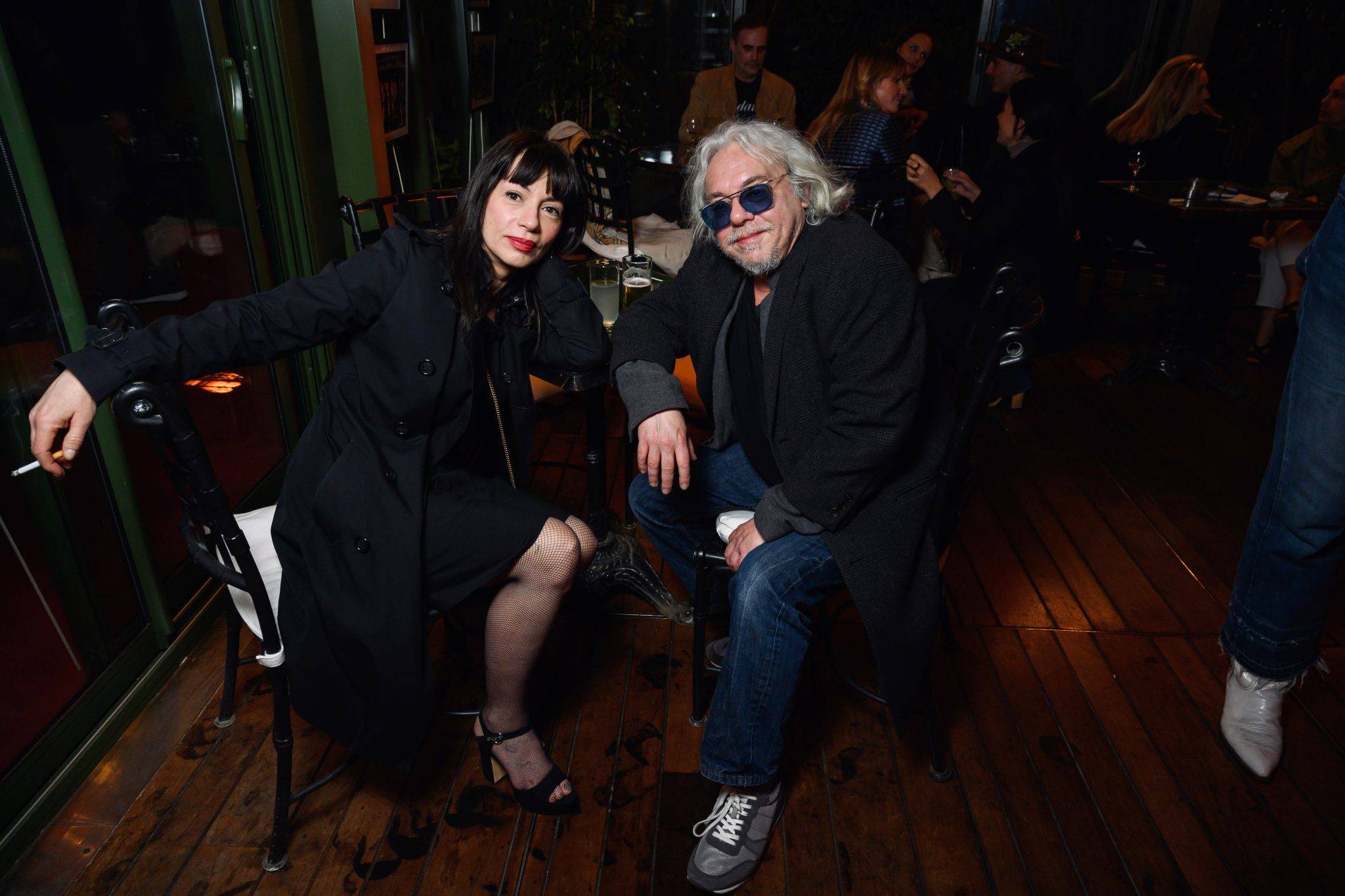  - Frederic Beigbeder and Greg Boust behind the decks for the 15th anniversary of La Closerie des Lilas Awards