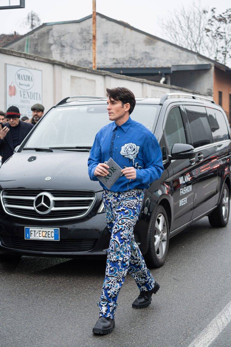  - Street style, i look più belli alla Milano Fashion Week uomo f-w 23/24