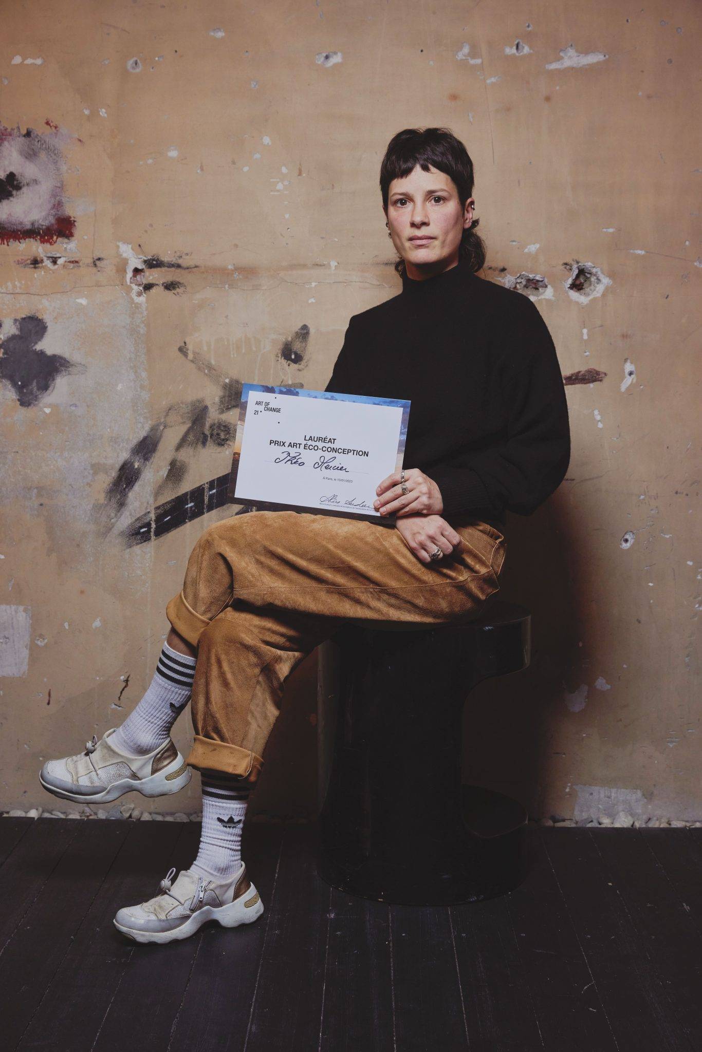  - La remise du Prix Art Éco-Conception Art of Change 21  mécéné par Ruinart