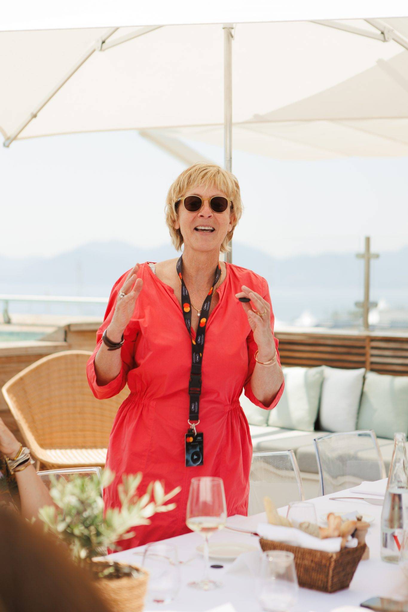  - Sur la terrasse Kering pour le déjeuner Girls support Girls