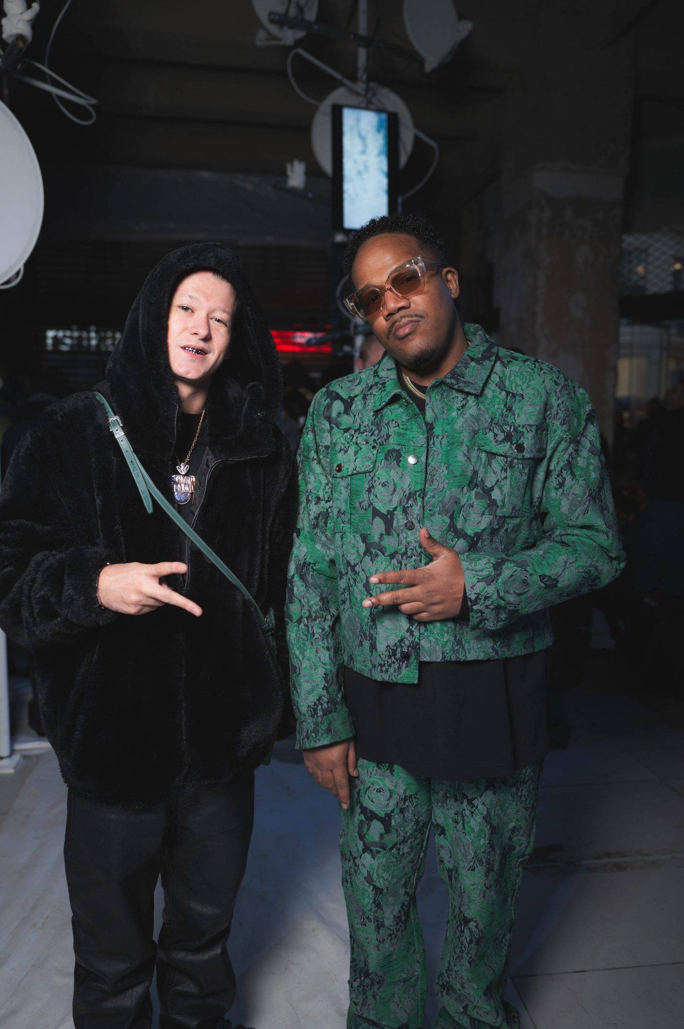  - Le front row du défilé  Blue Marble