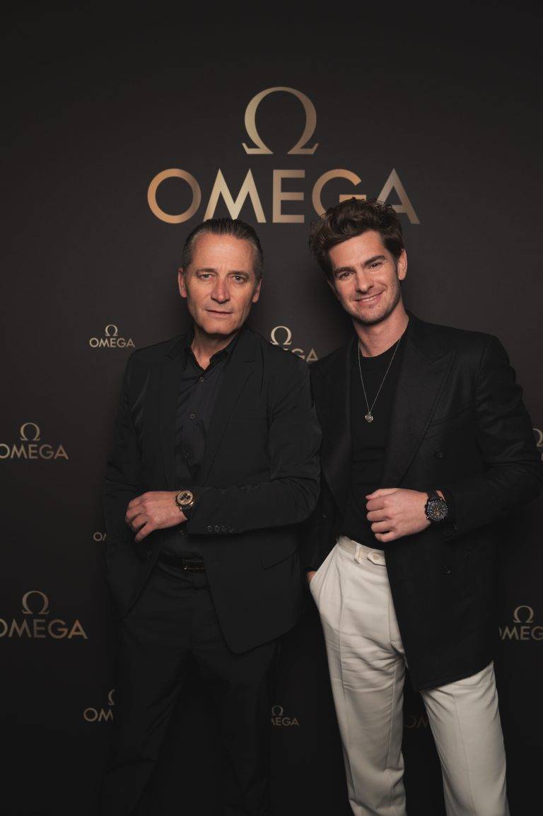  - Andrew Garfield et OMEGA s’emparent de la Fashion Week Homme le temps d’un dîner