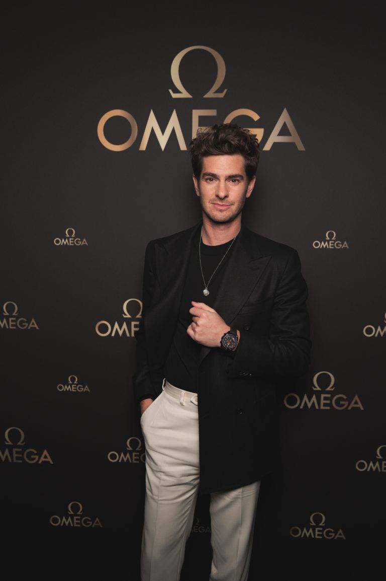  - Andrew Garfield et OMEGA s’emparent de la Fashion Week Homme le temps d’un dîner