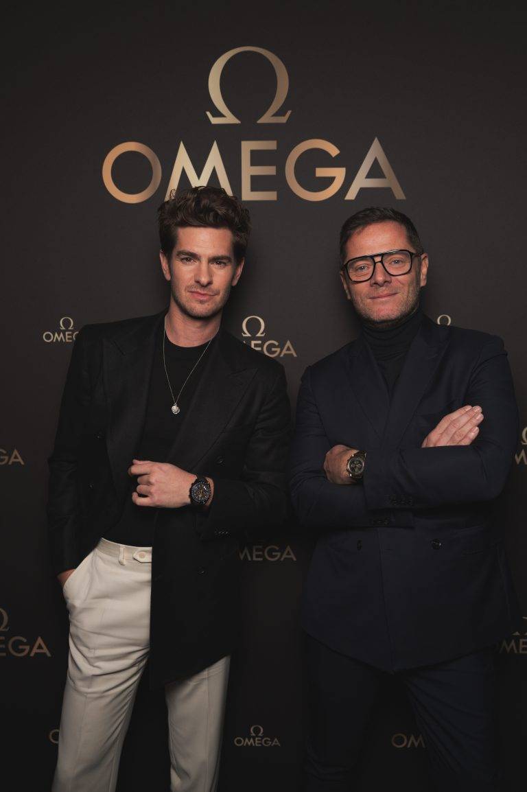  - Andrew Garfield et OMEGA s’emparent de la Fashion Week Homme le temps d’un dîner