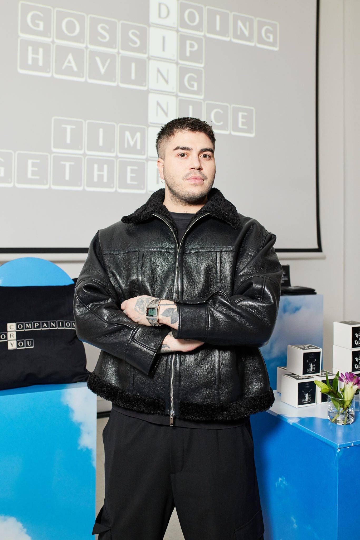  - Tiles and Tales, at the Seletti store, rivers of words (and irony)