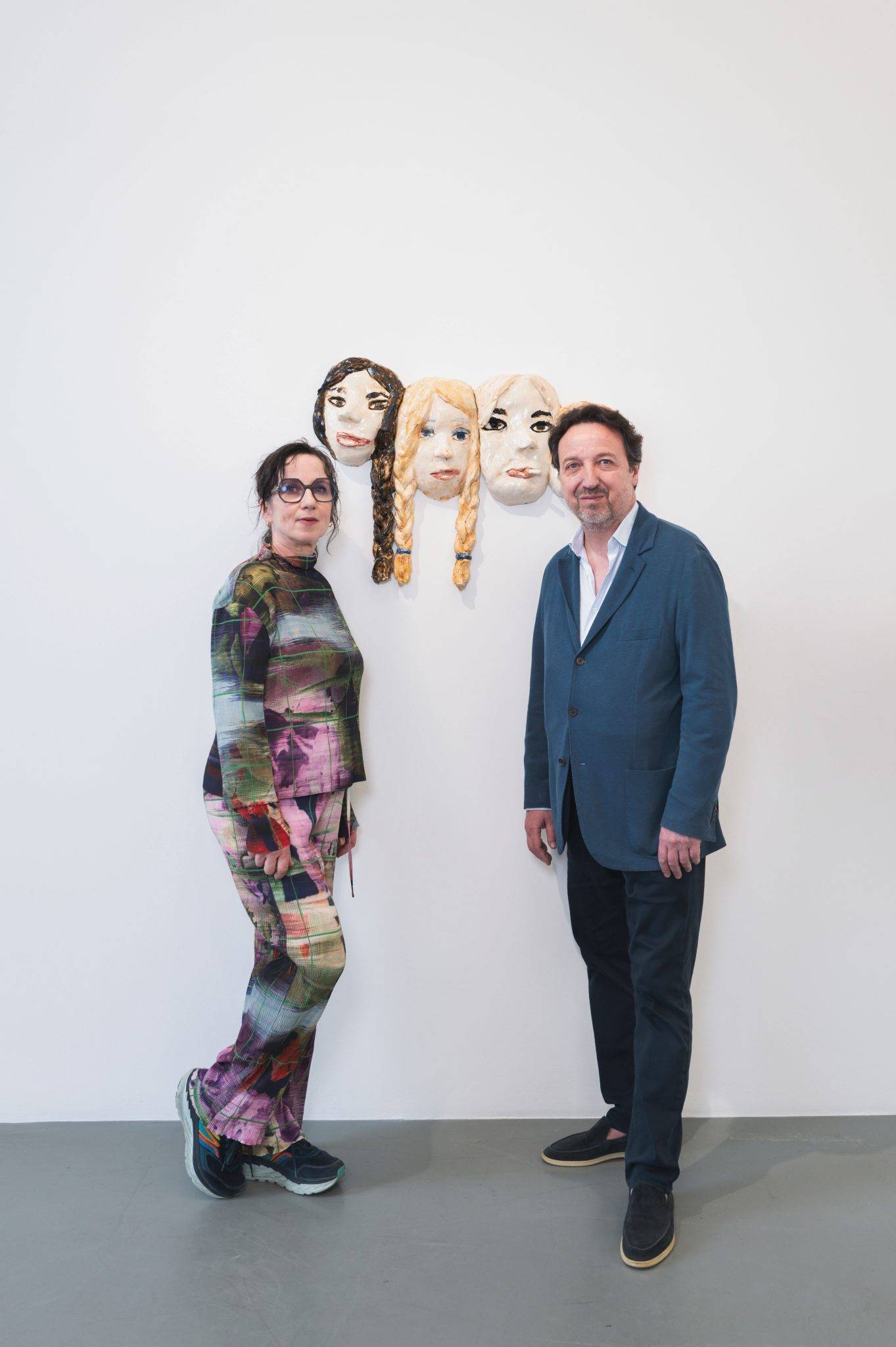  - Hernan Bas, Klara Kristalova and Julian Charriere at Perrotin Paris