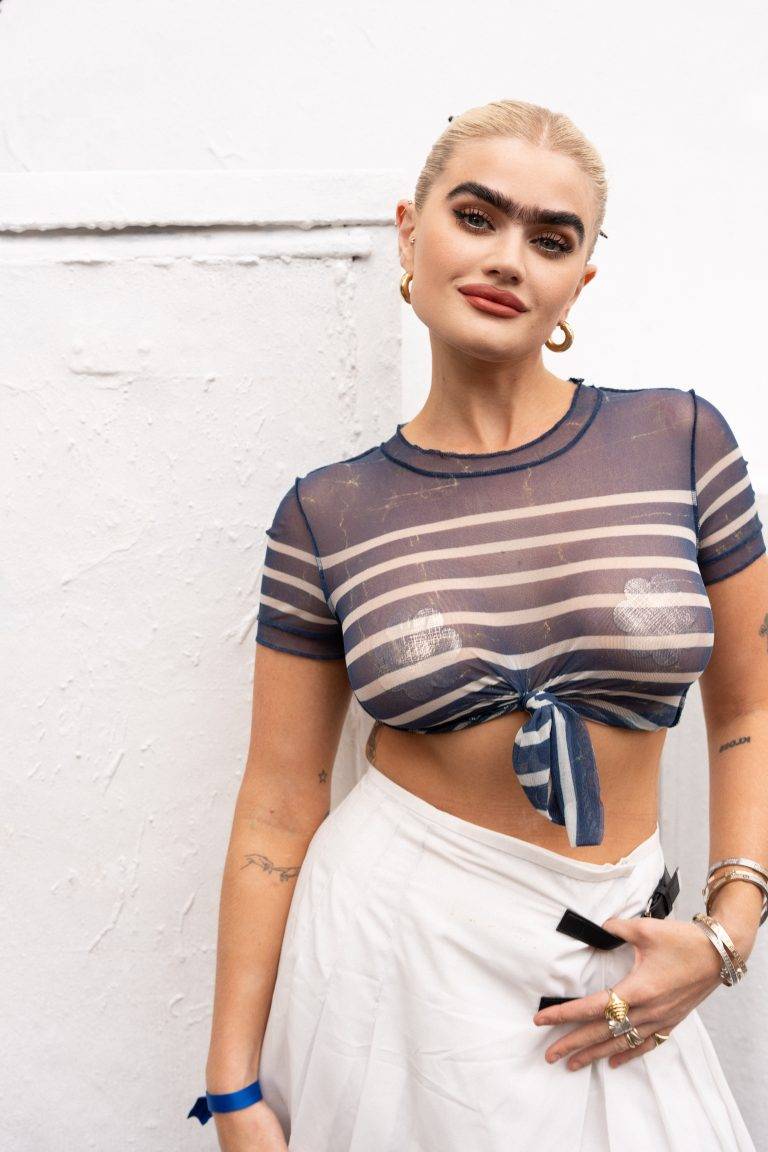  - Jean Paul Gaultier Hoists A Rainbow Flag With Pepo Moreno