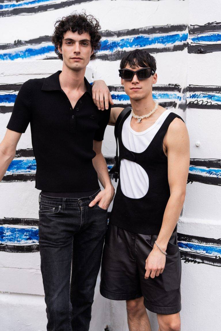  - Jean Paul Gaultier Hoists A Rainbow Flag With Pepo Moreno