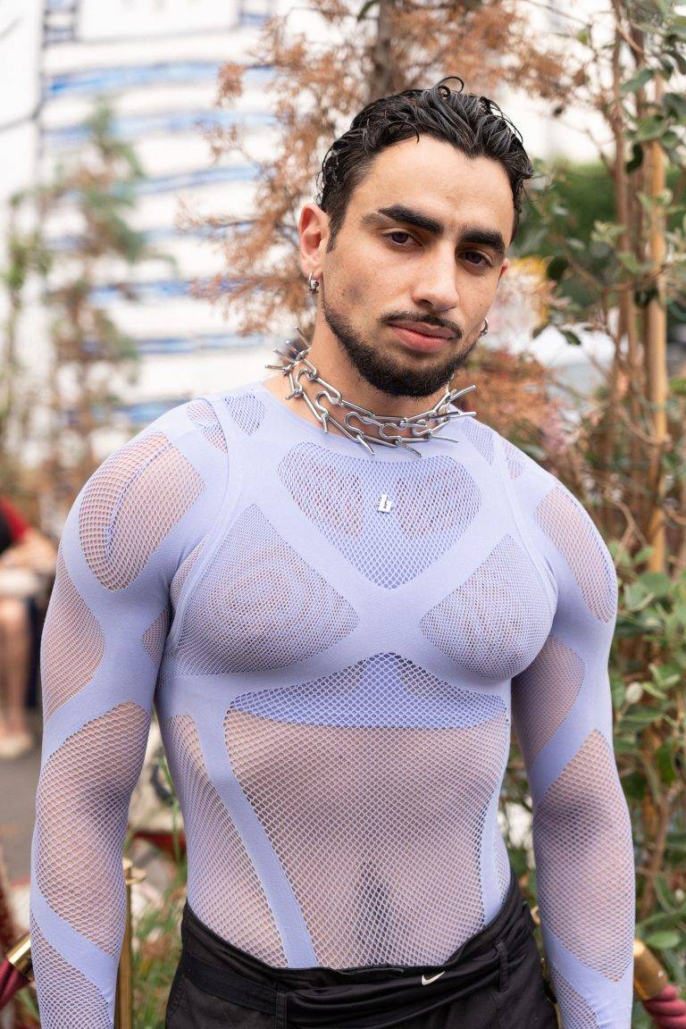  - Jean Paul Gaultier Hoists A Rainbow Flag With Pepo Moreno