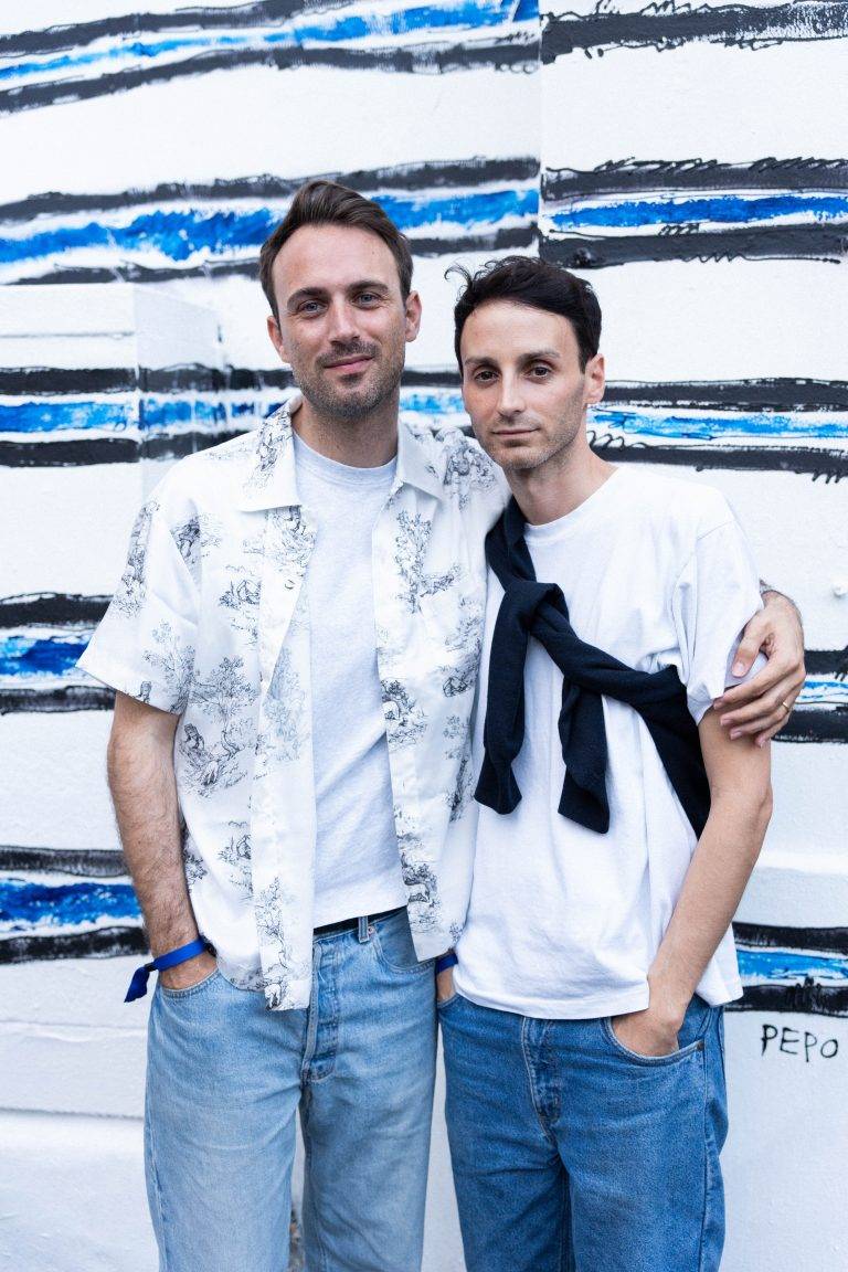  - Jean Paul Gaultier Hoists A Rainbow Flag With Pepo Moreno