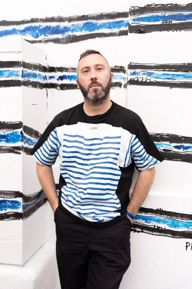  - Jean Paul Gaultier Hoists A Rainbow Flag With Pepo Moreno