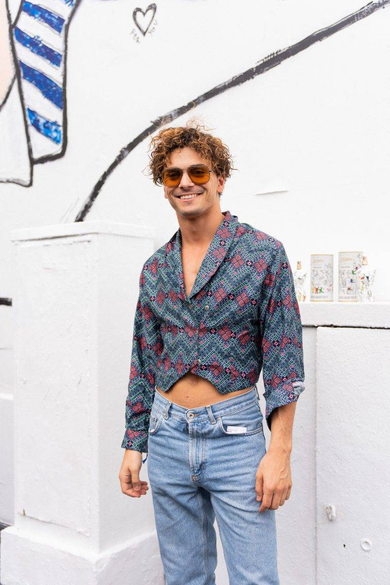  - Jean Paul Gaultier Hoists A Rainbow Flag With Pepo Moreno