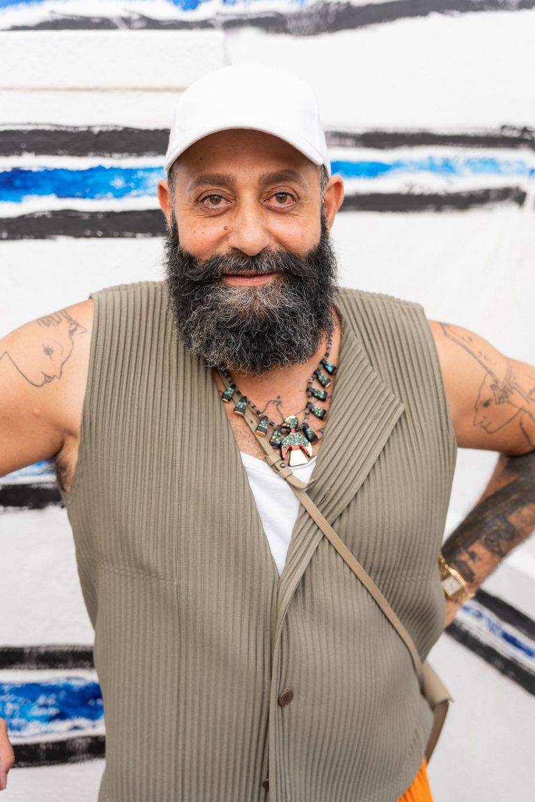  - Jean Paul Gaultier Hoists A Rainbow Flag With Pepo Moreno