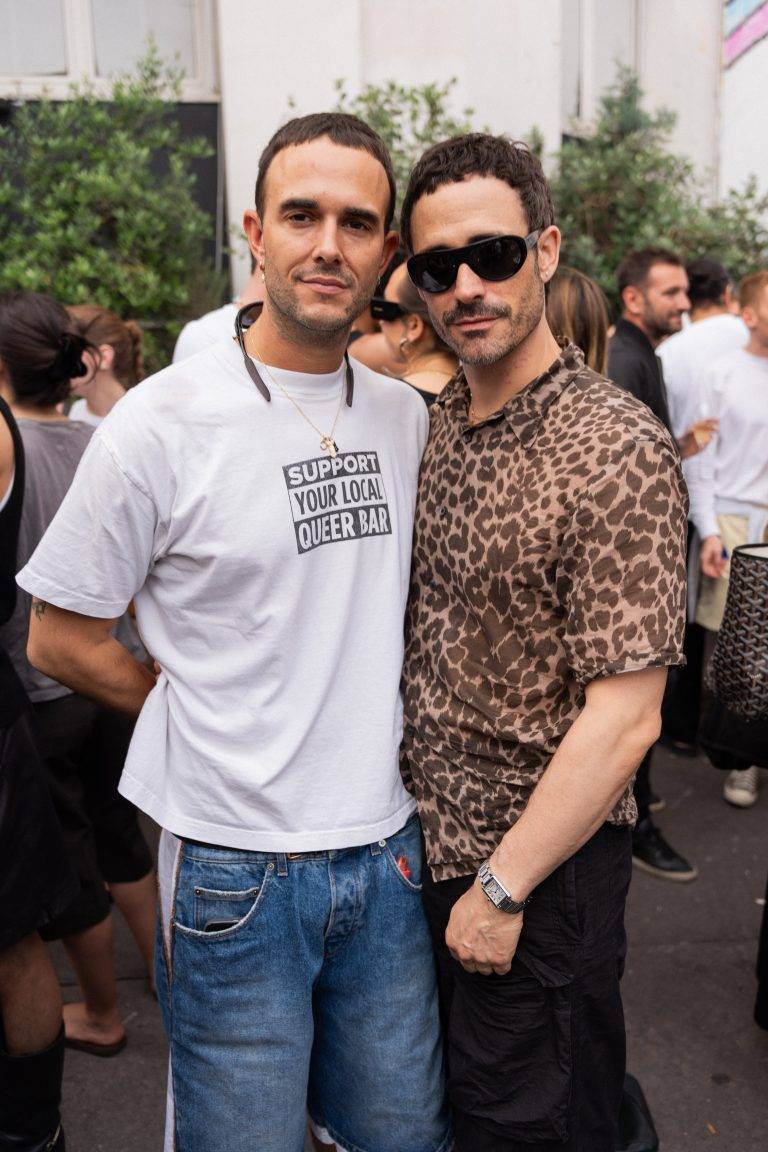  - Jean Paul Gaultier Hoists A Rainbow Flag With Pepo Moreno