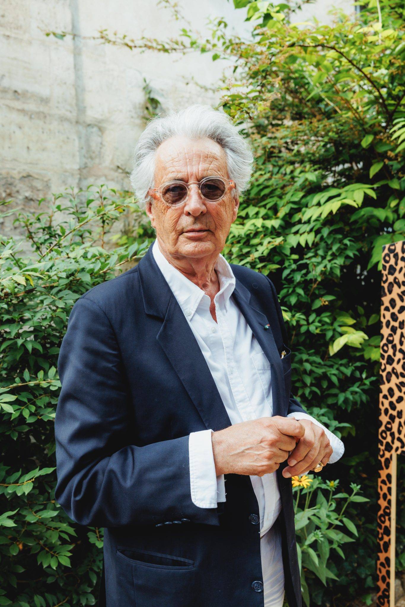  - Jean-Charles de Castelbajac’s Angel Decorates The Wall of the Société de Géographie