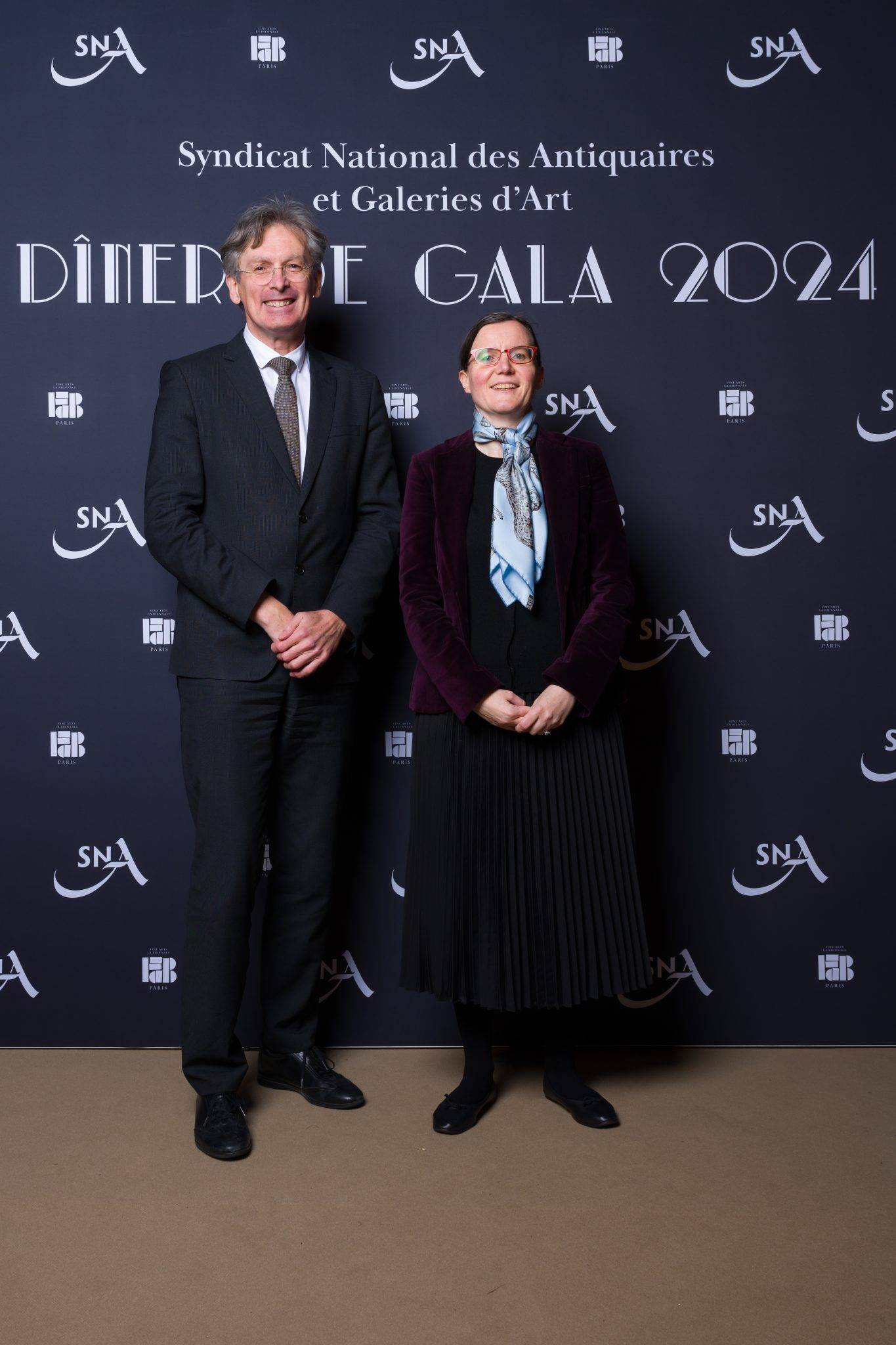  - Le fabuleux dîner du Syndicat National des Antiquaires et Galeries d’Art – sous la nef du Grand Palais à l’occasion de FAB Paris